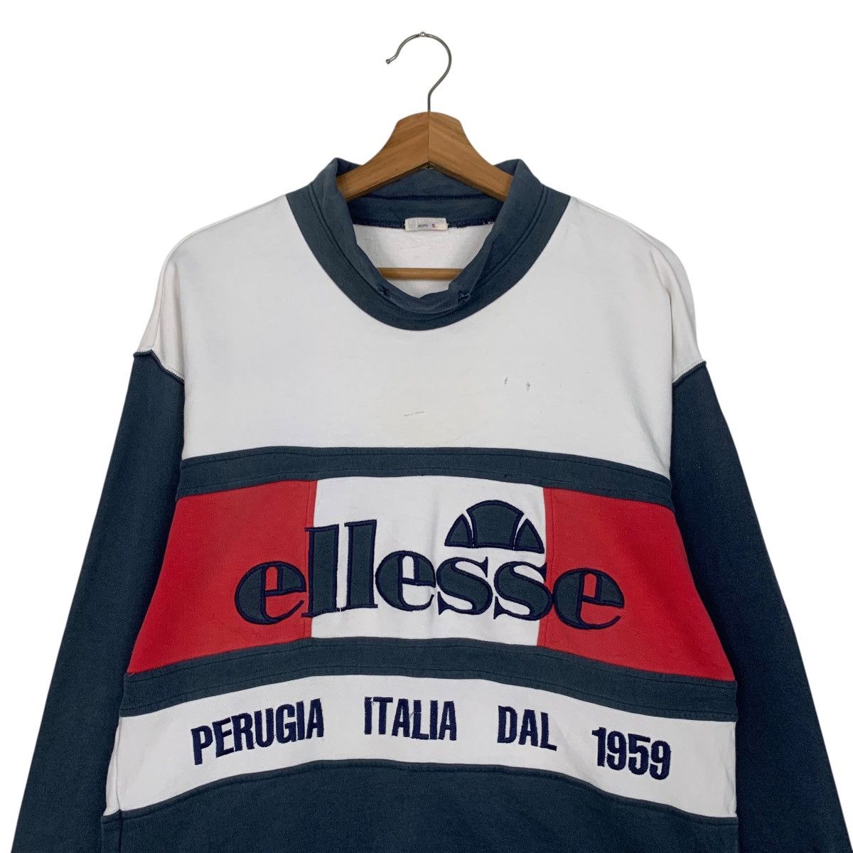 Ellesse 90’s ELLESE Embroidery Big Logo Sweater Jumper #3537-C162 Size US S / EU 44-46 / 1 - 2 Thumbnail