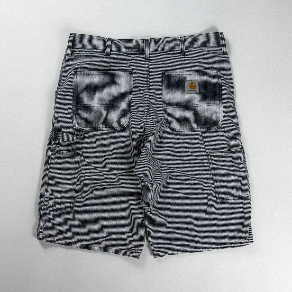 Carhartt Carhartt Single Knee Bermuda Striped Shorts Vintage Size US 34 / EU 50 - 1 Thumbnail