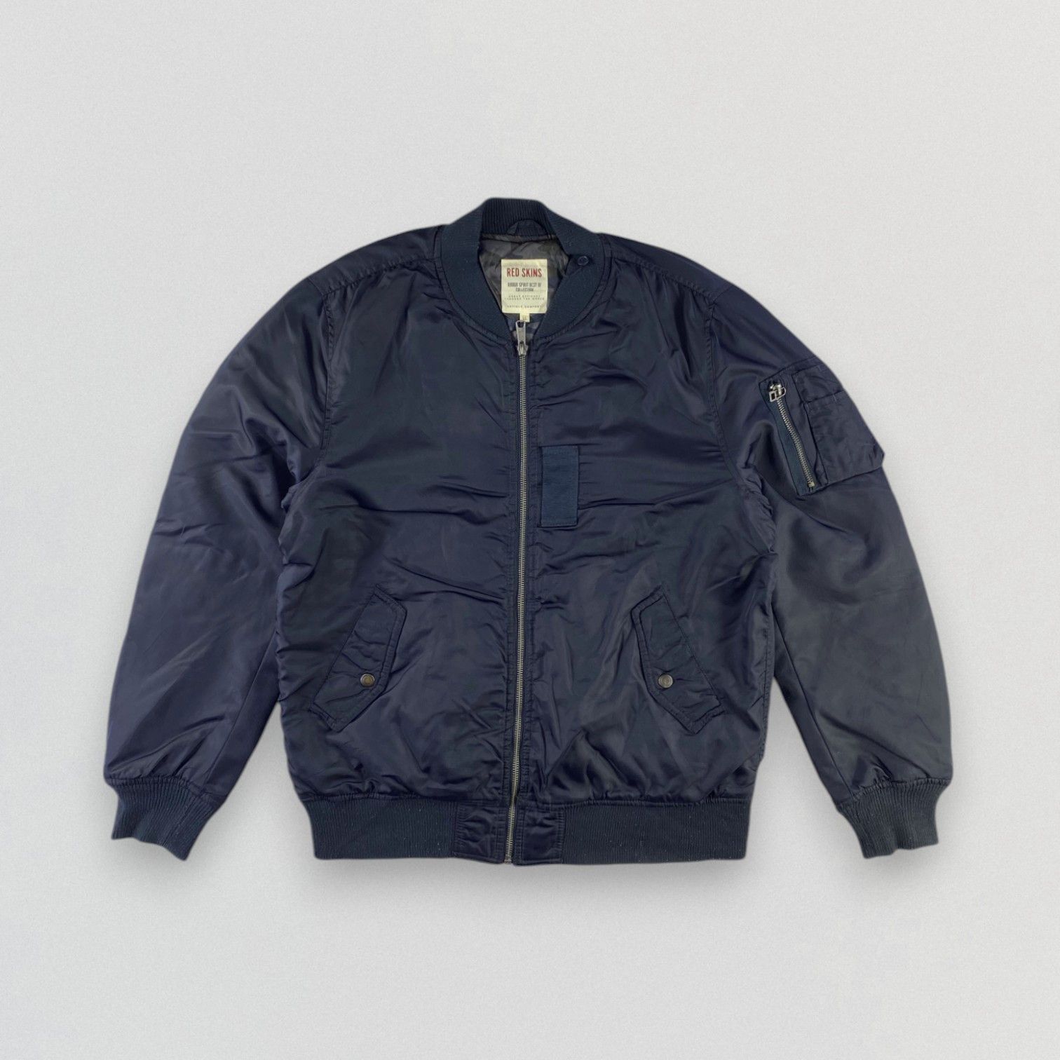 Japanese Brand Japanese Brand Red Skins Bomber Jacket Size US L / EU 52-54 / 3 - 1 Thumbnail