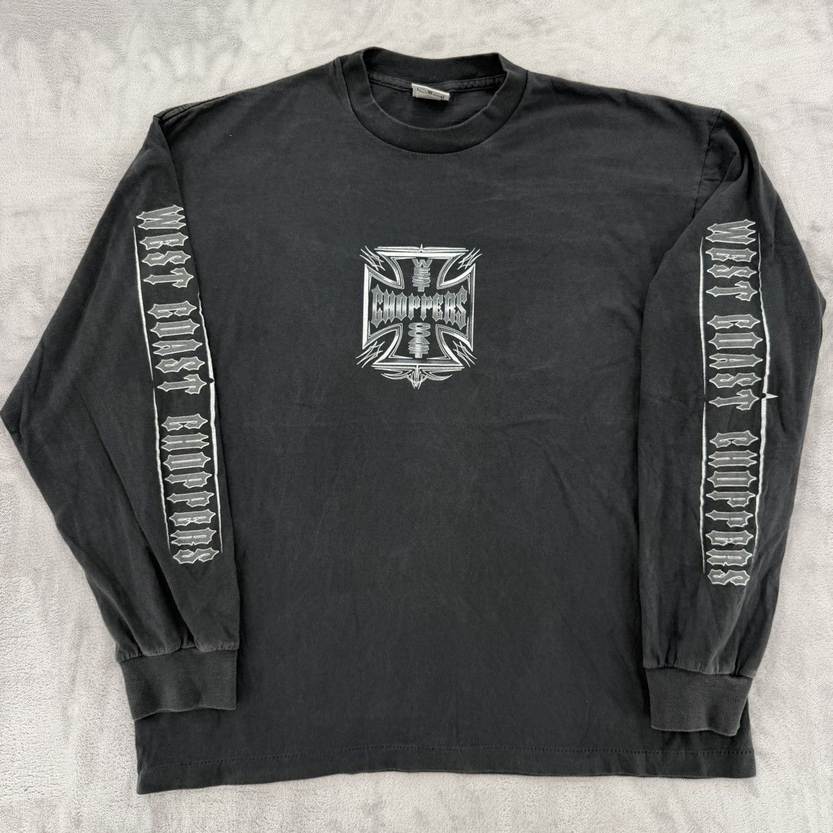 West Coast Choppers vintage 90s west coast choppers long sleeve XL Size US XL / EU 56 / 4 - 2 Thumbnail