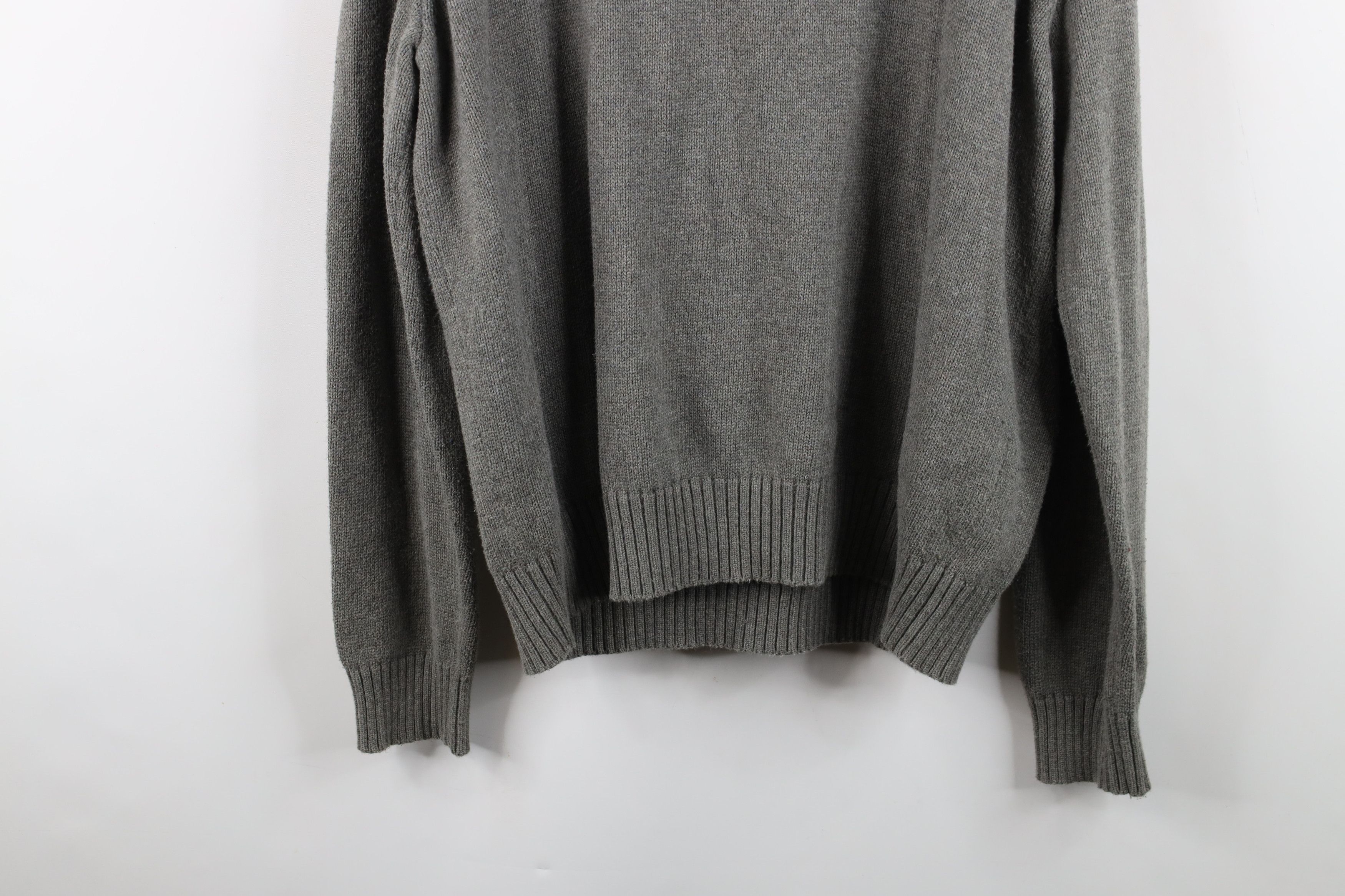 Ralph Lauren Vintage Ralph Lauren Ribbed Knit Half Zip Pullover Sweater Size US XL / EU 56 / 4 - 13 Thumbnail