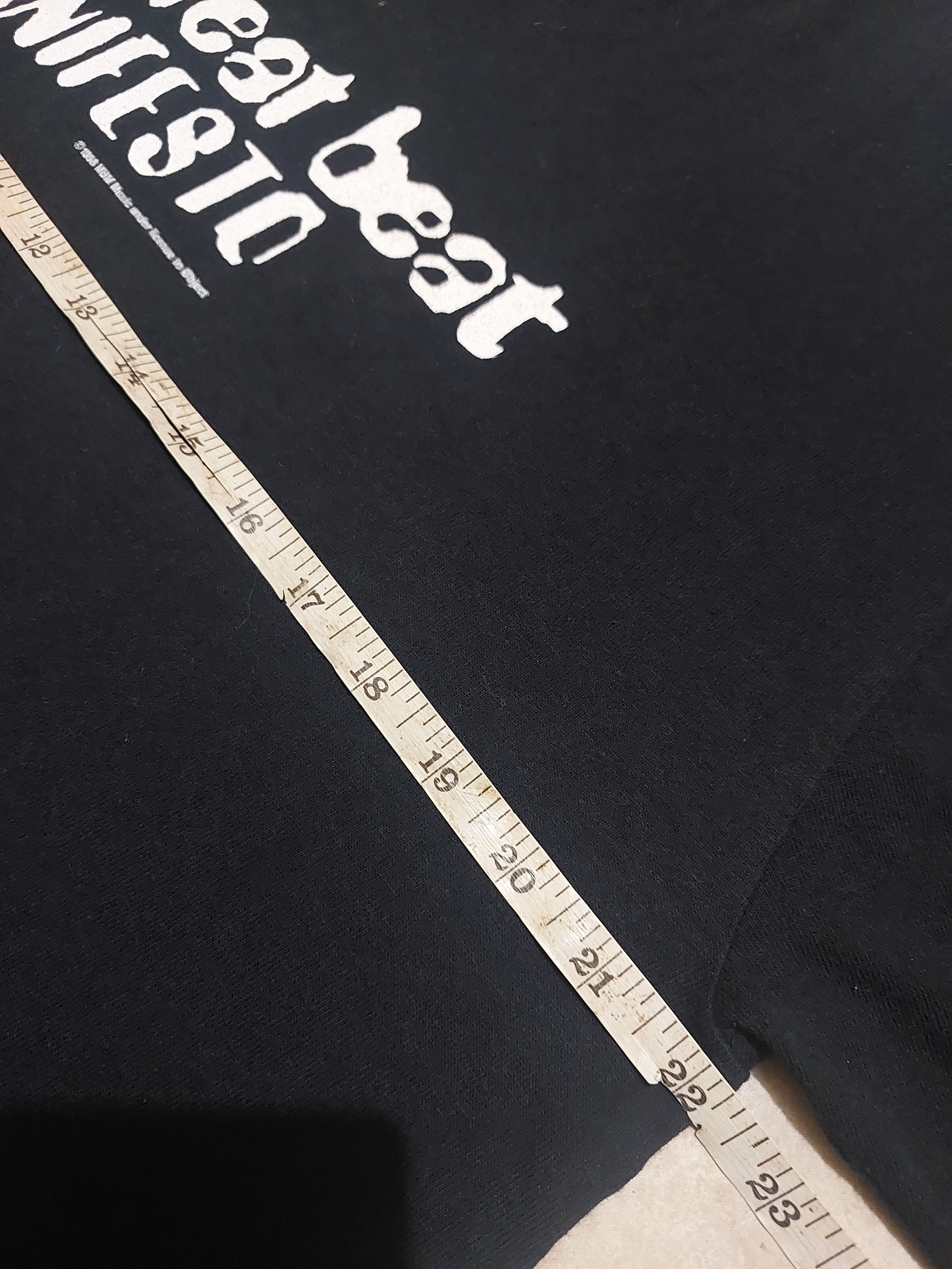 Band Tees Vintage 1998 Meat Beat Manifesto 'Actual Sounds Voices' Size US L / EU 52-54 / 3 - 8 Thumbnail