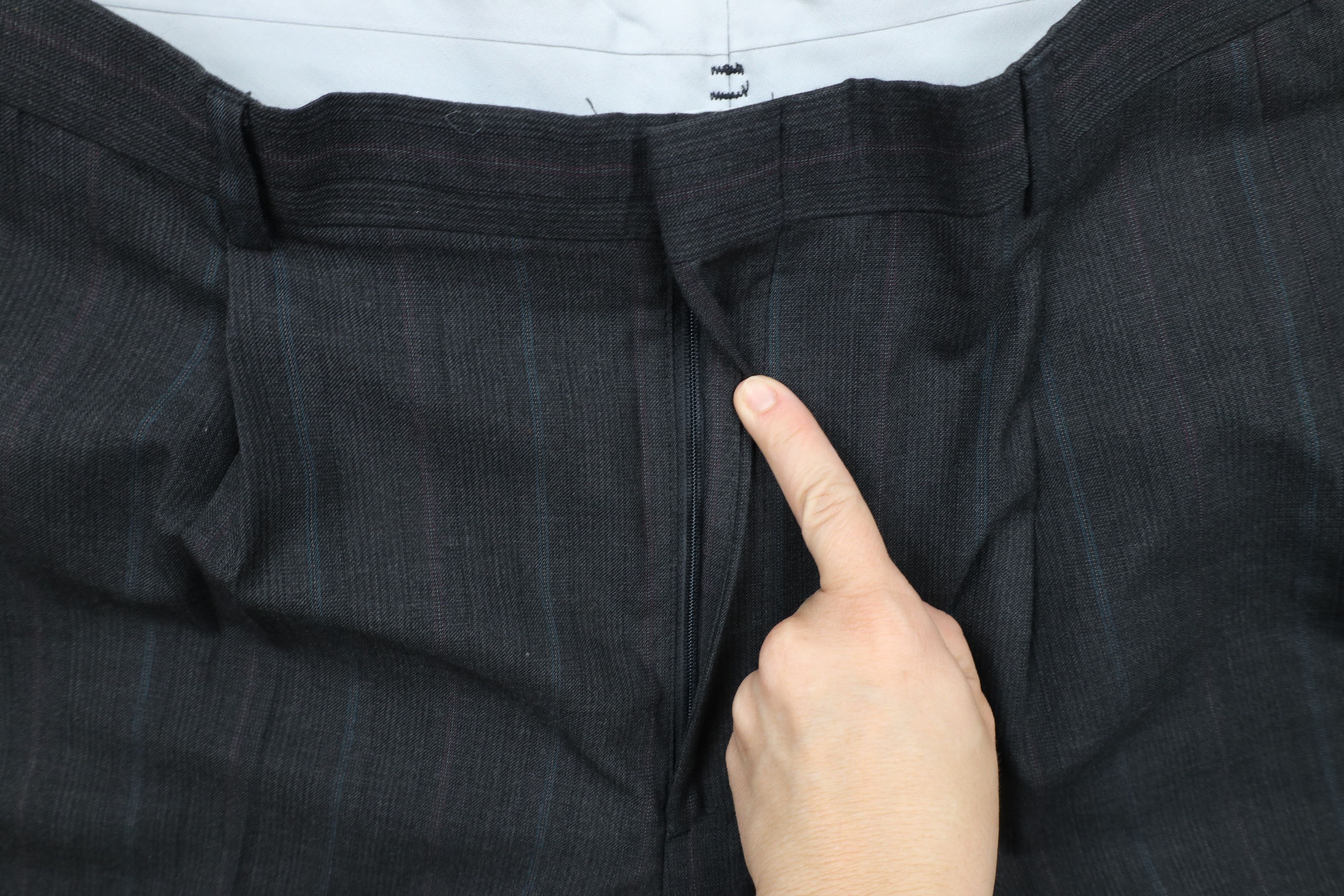 Vintage Vintage 90s Streetwear Striped Pleated Wide Leg Chino Pants Size US 40 / EU 56 - 5 Thumbnail