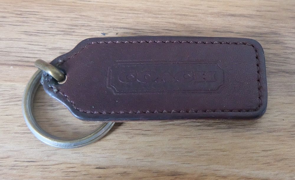 Coach Coach Leather Tag Keychain Size ONE SIZE - 4 Thumbnail