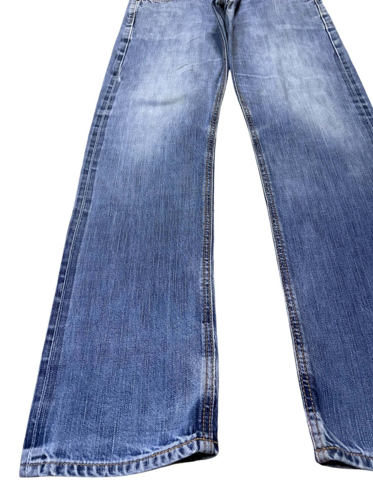 Edwin × Japanese Brand Vintage Japanese Edwin Selvage Buckle Back Slim Jeans Size US 32 / EU 48 - 7 Thumbnail