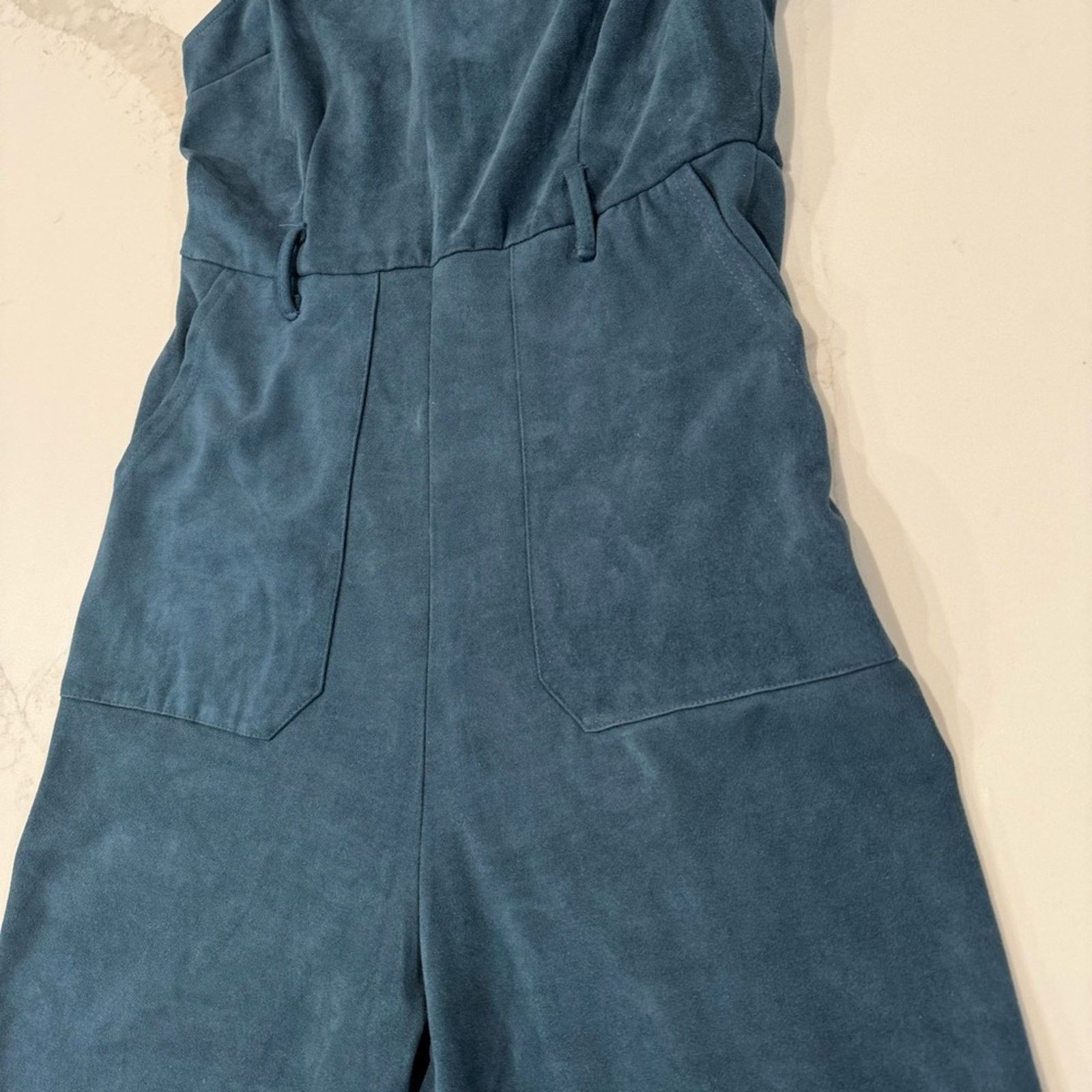 Anthropologie Anthropologie Bishop And Young Vegan Suede Jumpsuit Womens M Size 30" / US 8 / IT 44 - 5 Thumbnail
