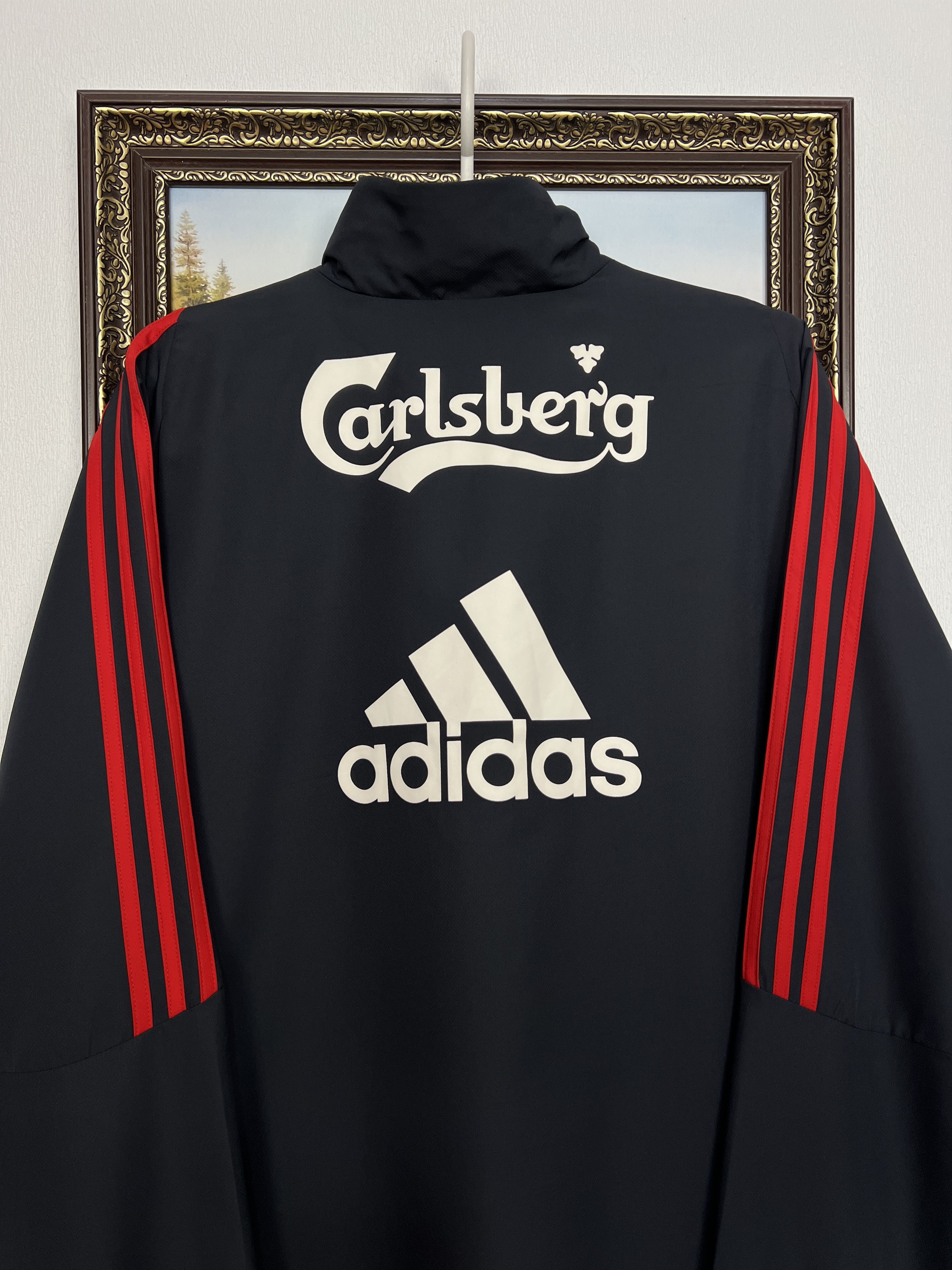 Adidas Liverpool Football Jacket Soccer Track Top Windbreaker Size US L / EU 52-54 / 3 - 10 Thumbnail