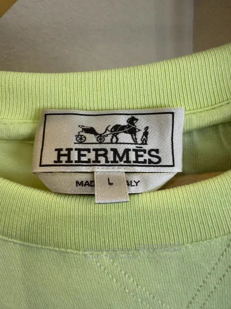 Hermes Hermes Run H series short-sleeve sweater Size L / US 10 / IT 46 - 3 Thumbnail