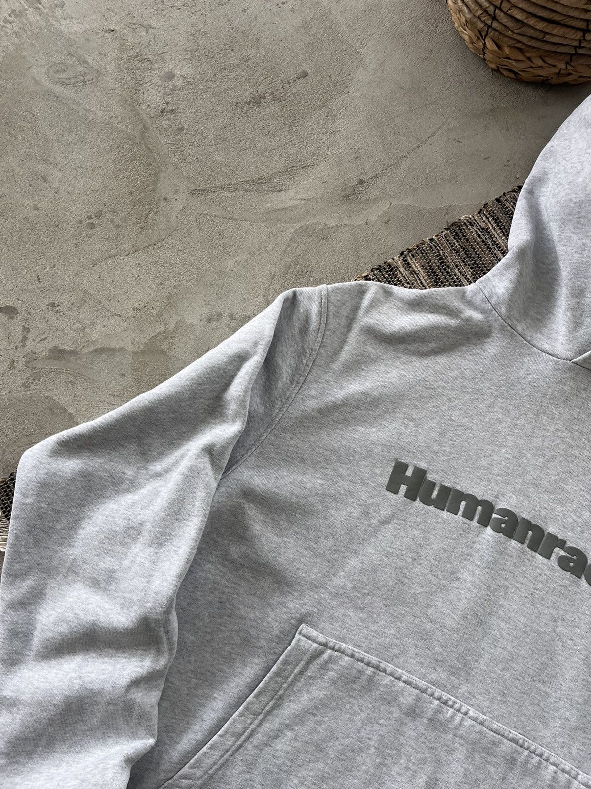 Adidas Vintage Adidas Human Race Grey Oversize Basic Hoodie Y2K Size US L / EU 52-54 / 3 - 4 Thumbnail