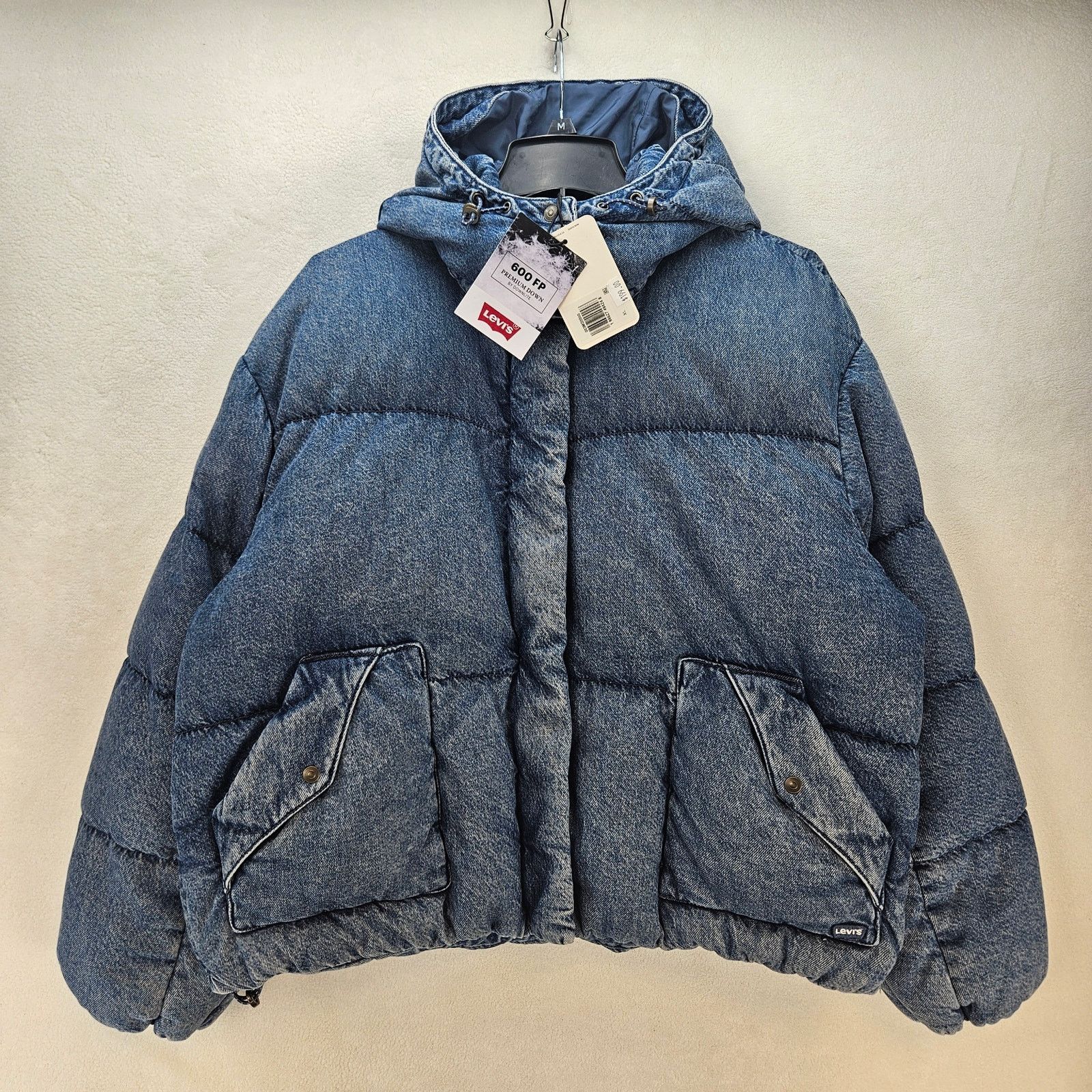 Levi's LEVI'S WOMEN'S XL WESTERN BUBBLE SHORTIE PUFFER JACKET NWT Size XL / US 12-14 / IT 48-50 - 1 Thumbnail