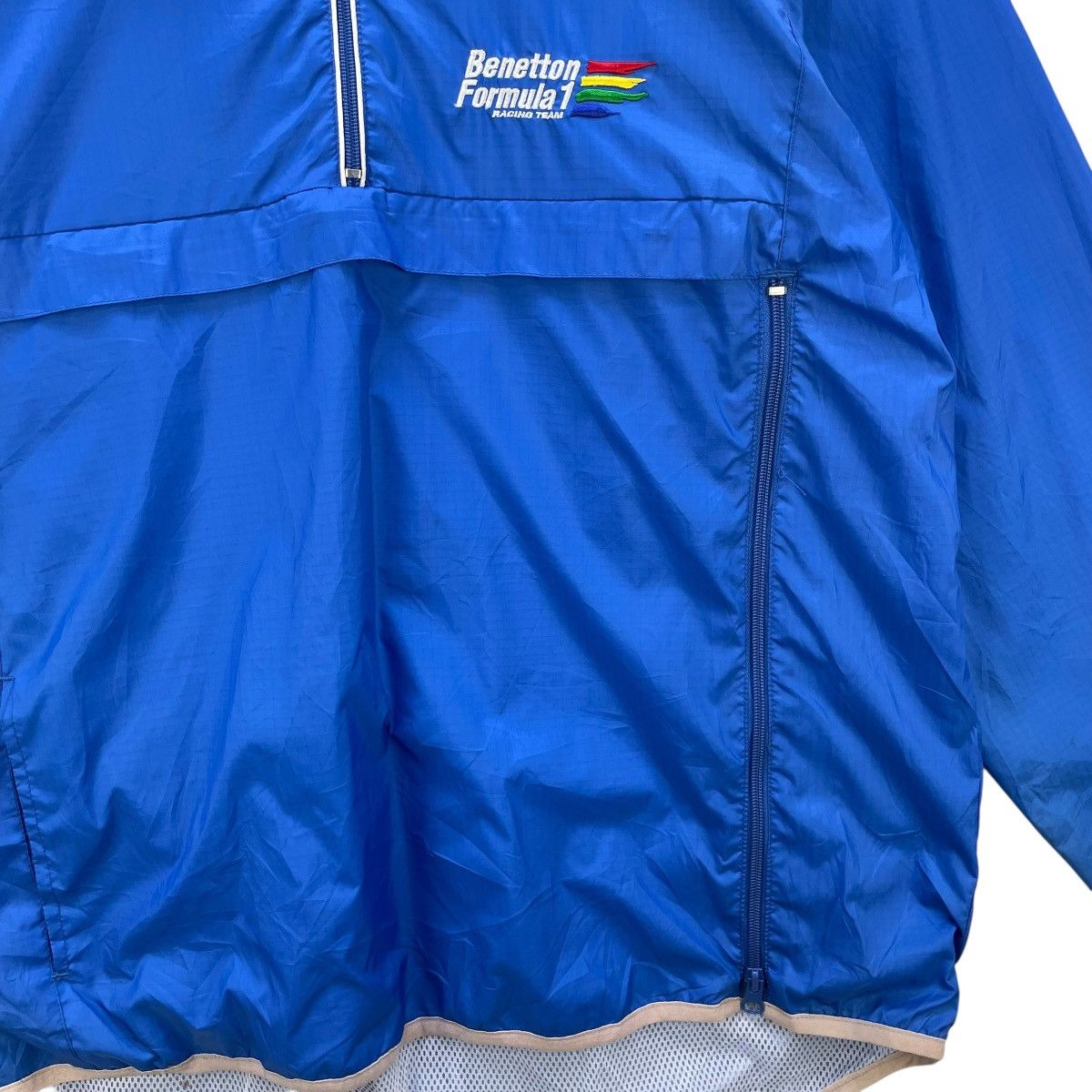 Japanese Brand 💥 vintage Benetton Formula 1 team half-zipper anorak jacket Size US M / EU 48-50 / 2 - 4 Thumbnail