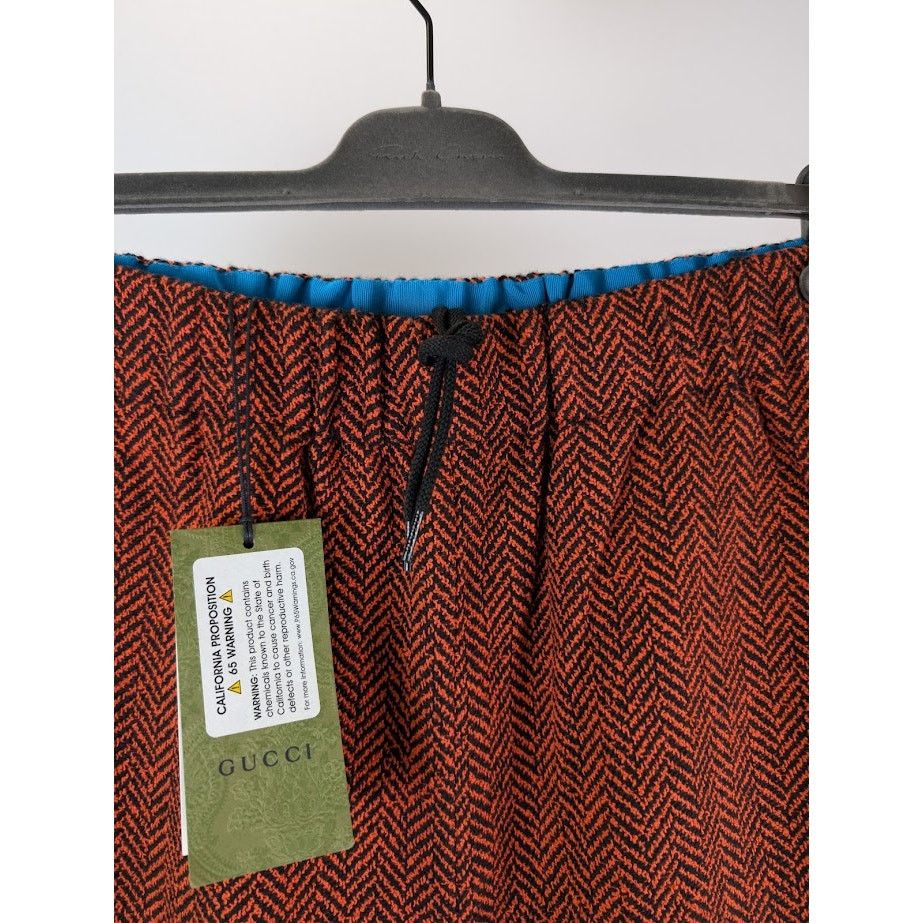 Gucci o1rshd1 Sweatpants & Joggers in Black/Orange Size US 36 / EU 52 - 6 Thumbnail