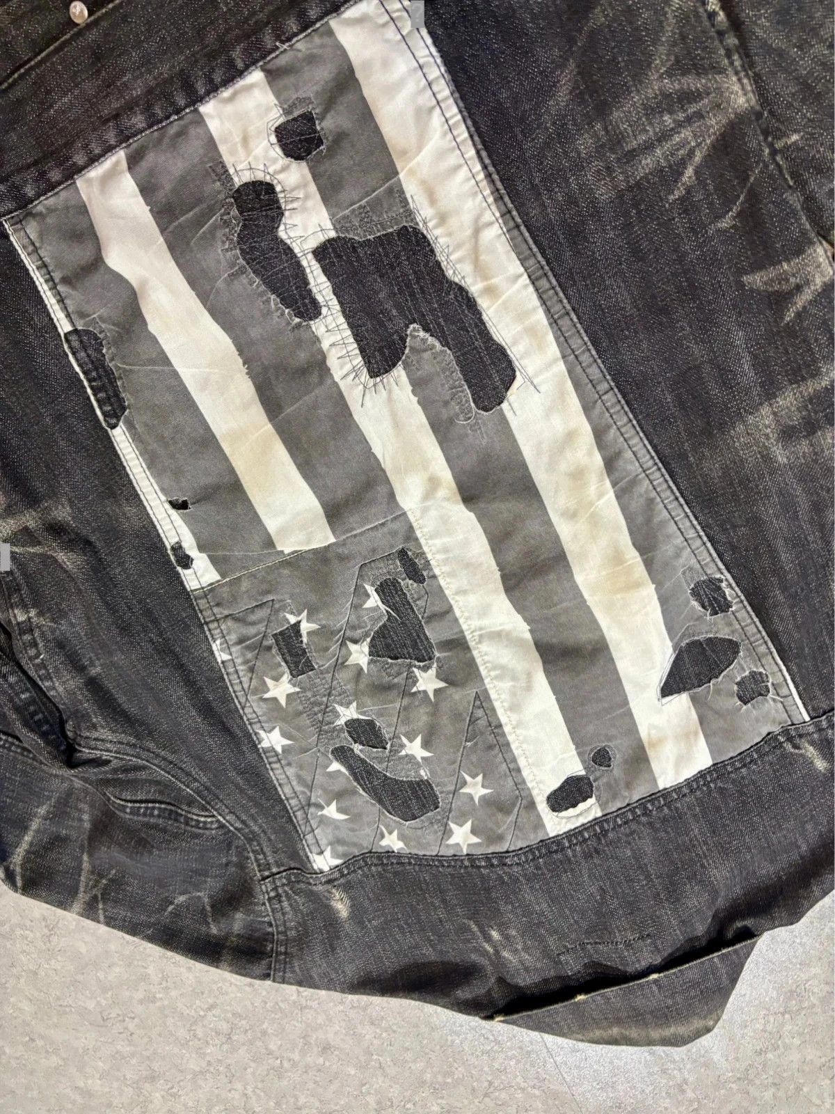 Ralph Lauren Ralph Lauren denim jacket archive black flag Size US L / EU 52-54 / 3 - 3 Thumbnail