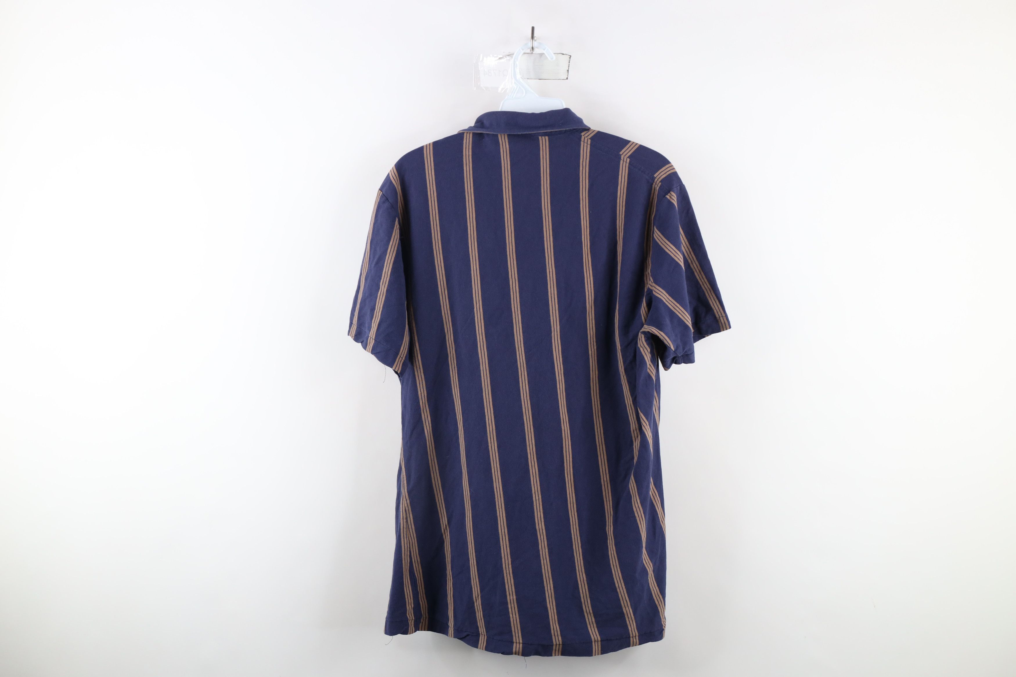 Vintage Vintage 90s Streetwear Striped Knit Collared Polo Japan Size US L / EU 52-54 / 3 - 8 Thumbnail
