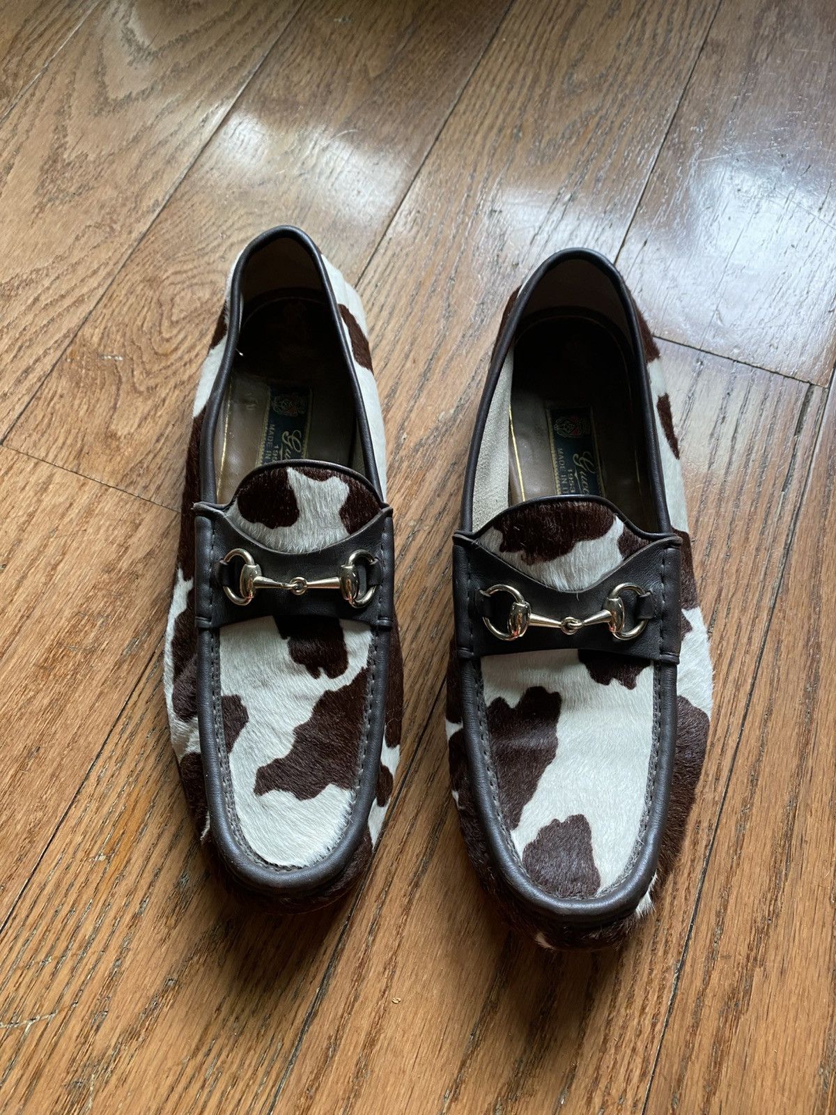 Gucci Gucci cow print shoes Size US 9.5 / EU 42-43 - 3 Thumbnail