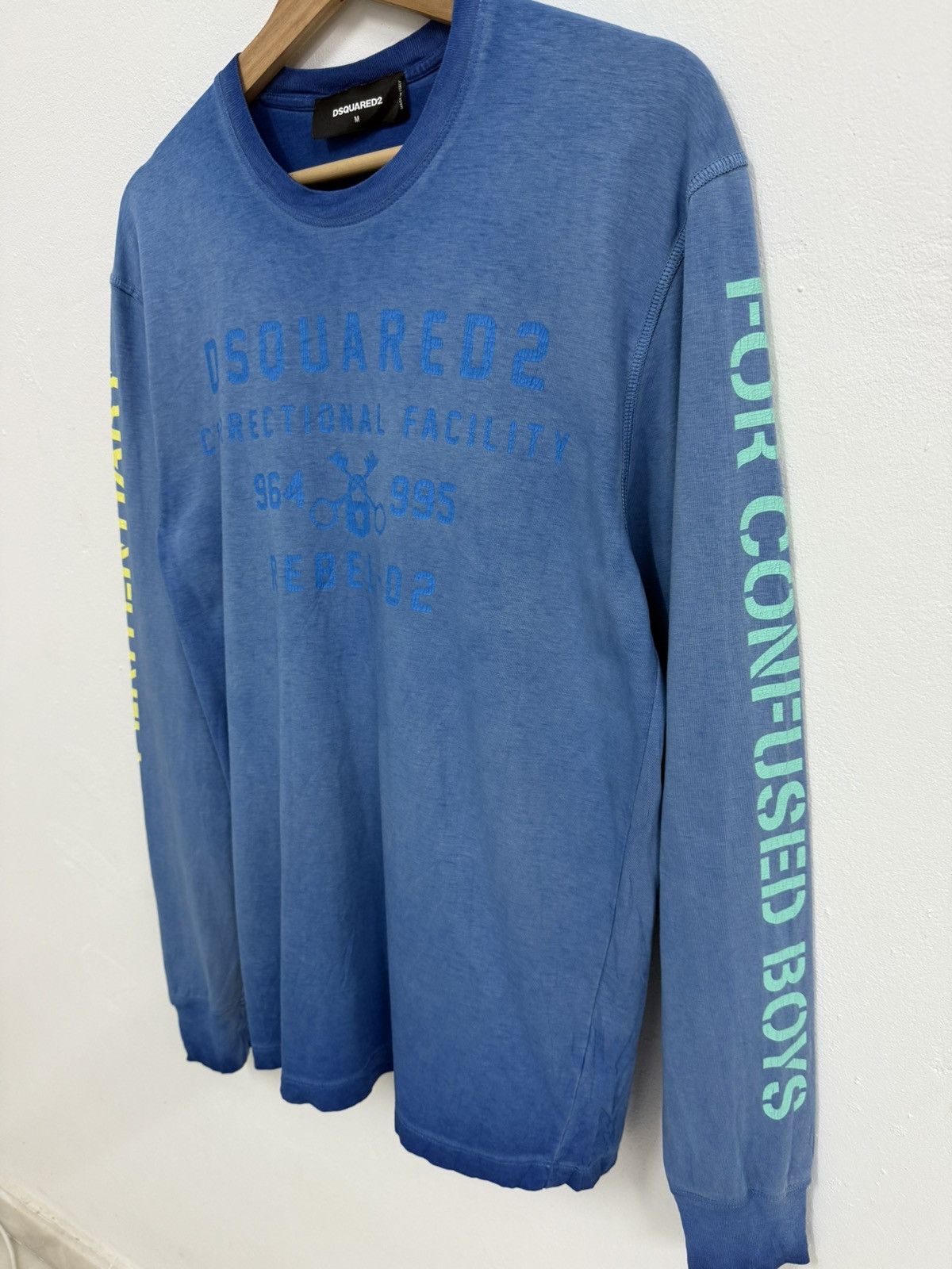 Dsquared2 Very Rare Dsquared Long Sleeve Shirt Size US M / EU 48-50 / 2 - 4 Thumbnail