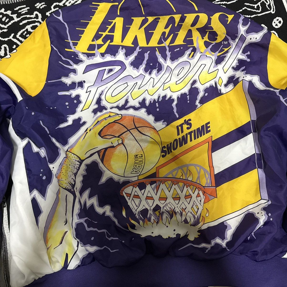 Other Vintage Los Angeles Lakers Chalk Line Jacke Size US M / EU 48-50 / 2 - 5 Thumbnail