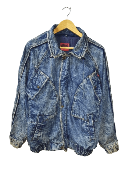 Japanese Brand Vintage Bang Bang Men's Denim Jacket Size US L / EU 52-54 / 3 - 1 Thumbnail