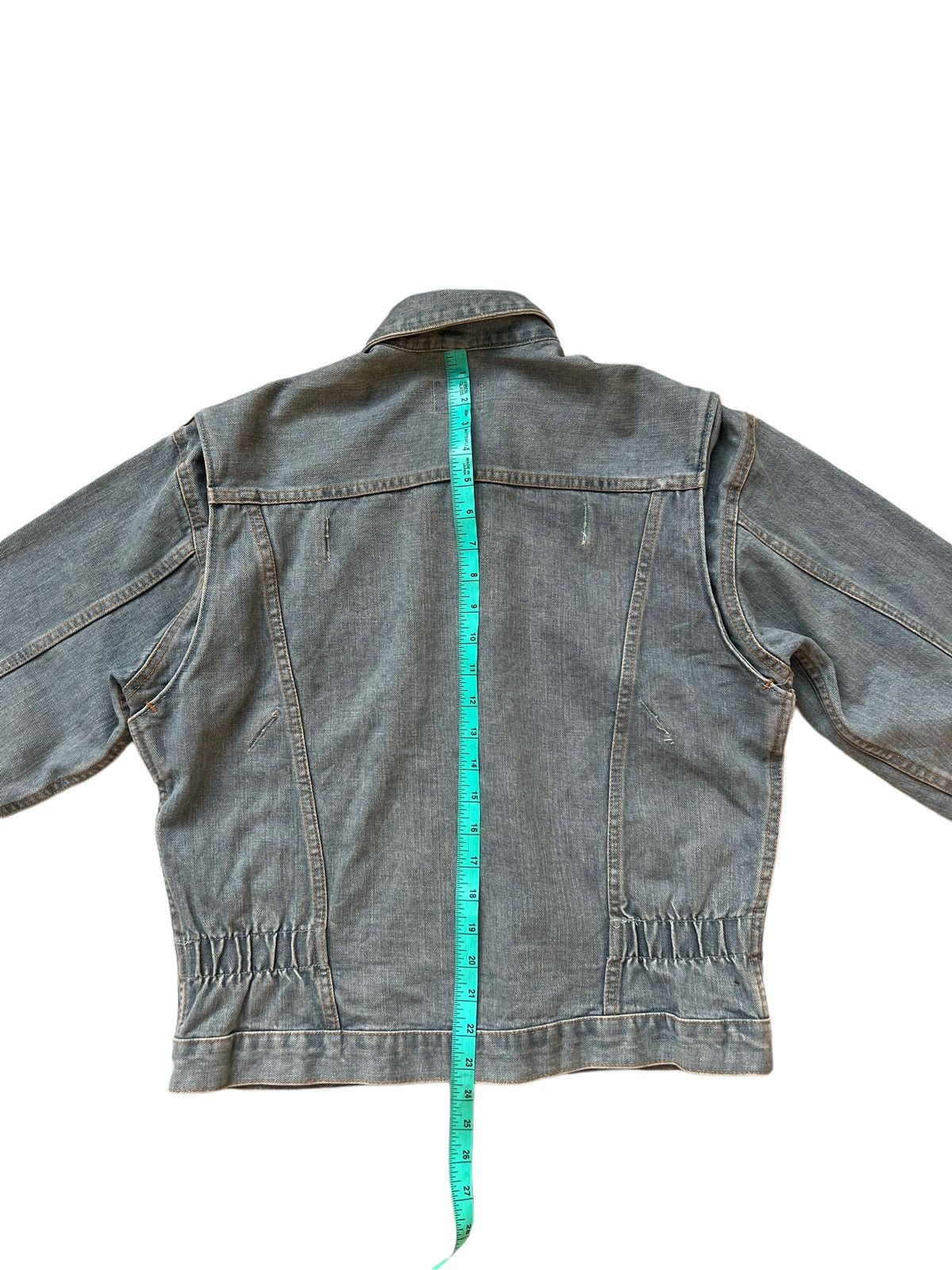 Vintage Vintage 90s Wrangler Blue Bell Faded Grey Denim Jacket Size US L / EU 52-54 / 3 - 5 Thumbnail