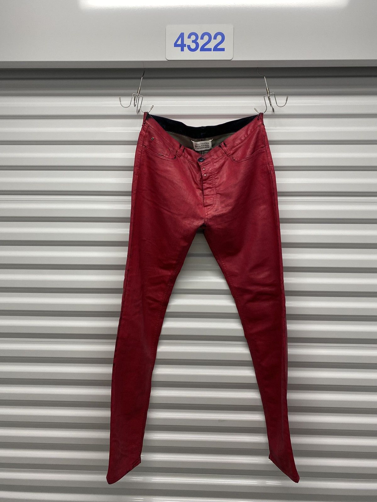 Maison Margiela Maison Martin Margiela Pink Painted Straight-Leg Jeans Size US 34 / EU 50 - 2 Thumbnail