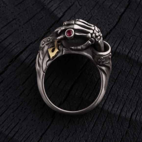 Jewelry Modern Jewelry Rings Open Size Chrome Ring (Size 7-13) Size ONE SIZE - 3 Thumbnail