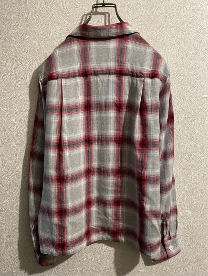 Number (N)ine Archive SS09 "The Lonesome Heroes" Plaid Camp Collar Shirt Size US M / EU 48-50 / 2 - 3 Thumbnail