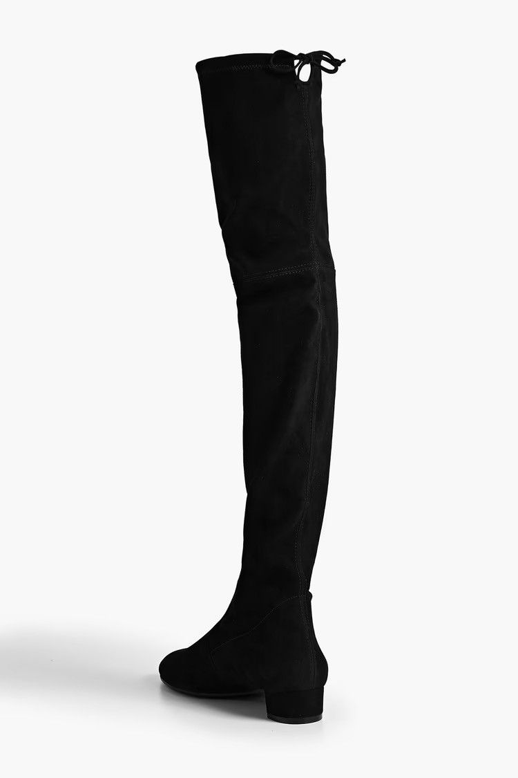 Stuart Weitzman STUART WEITZMAN Genna stretch-suede thigh boots size US 5.5 Size US 5.5 / IT 35.5 - 3 Thumbnail