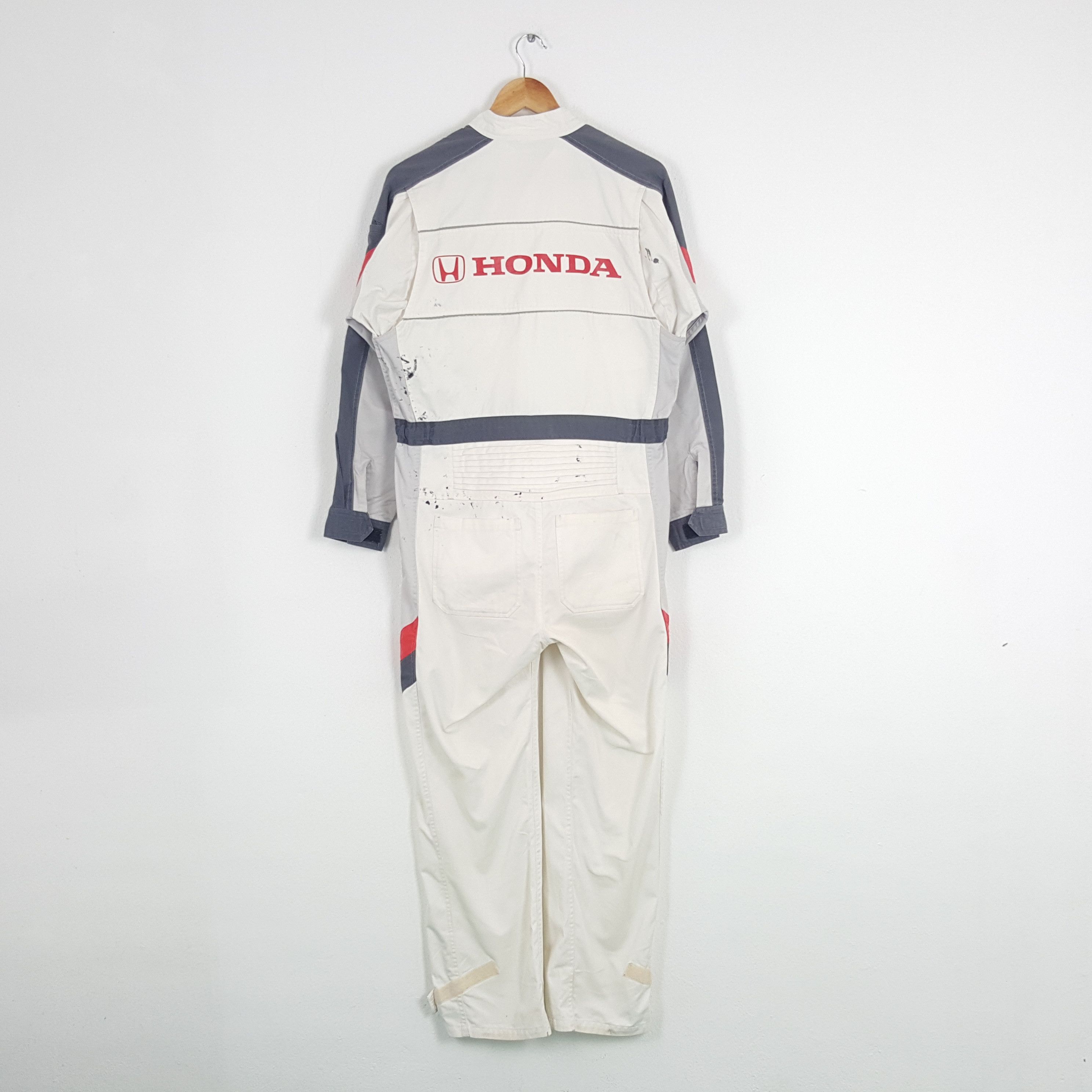 Vintage Honda Racing Japanese Motorsports Coverall Jacket