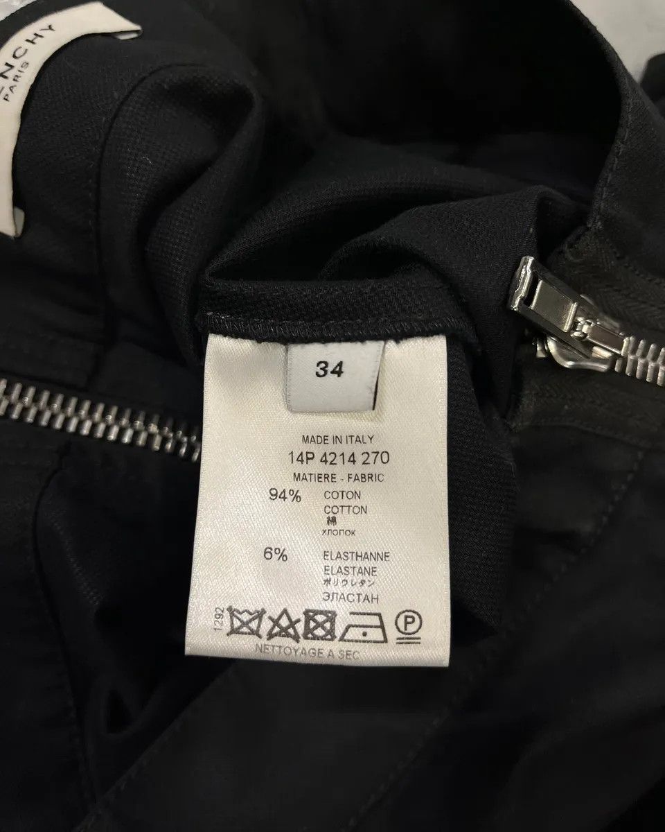 Givenchy AW2014 Givenchy Black Zipped Skirt by Riccardo Tisci Size 26" / US 2 / IT 38 - 11 Thumbnail