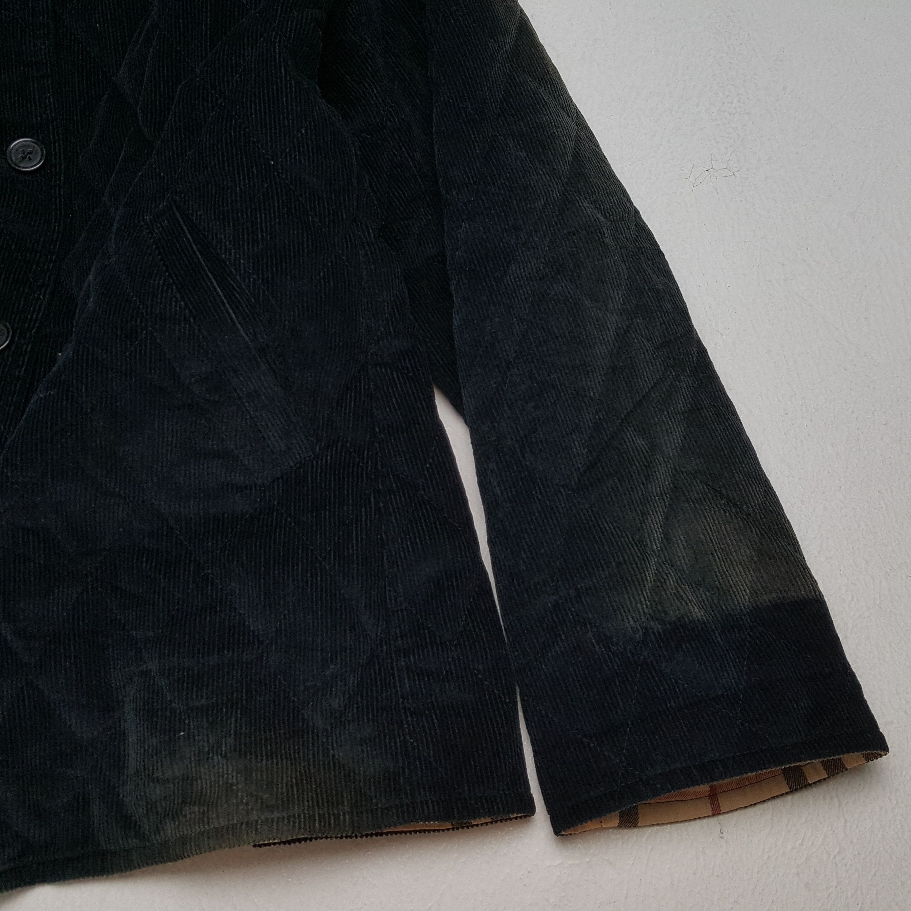 Burberry × Vintage BURBERRY LONDON Fashion Winter Style Custom Art Jacket Size US S / EU 44-46 / 1 - 9 Thumbnail
