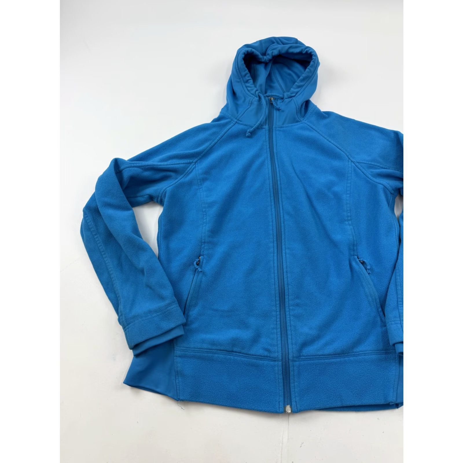 Vintage Columbia Fleece Jacket Womens XL Blue Hooded Full Zip Pockets Warm Outdoor Size XL / US 12-14 / IT 48-50 - 3 Thumbnail