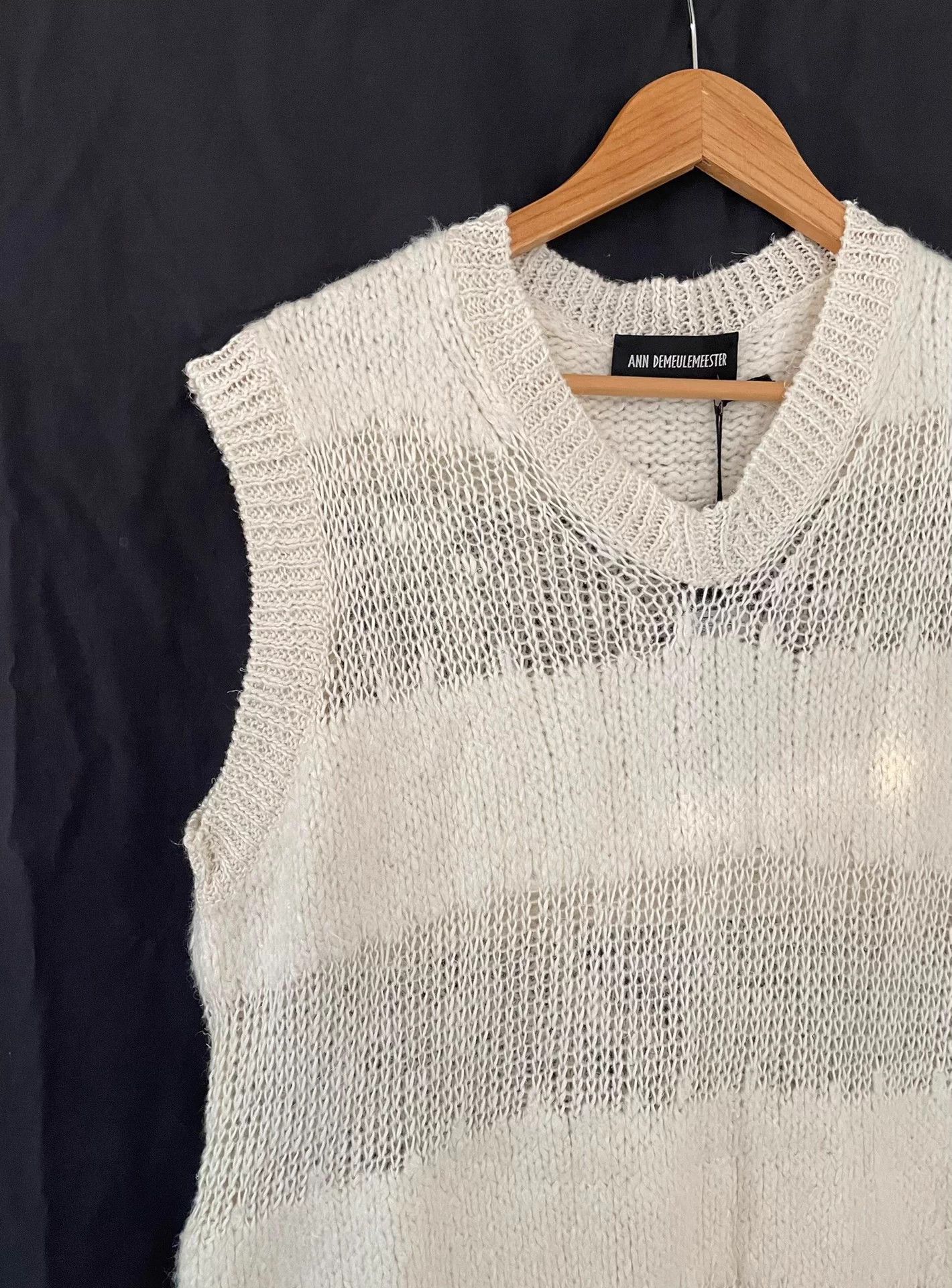 Ann Demeulemeester Ann Demeulemeester 22ss Men's Knitted Vest/Sweater Size US M / EU 48-50 / 2 - 3 Thumbnail