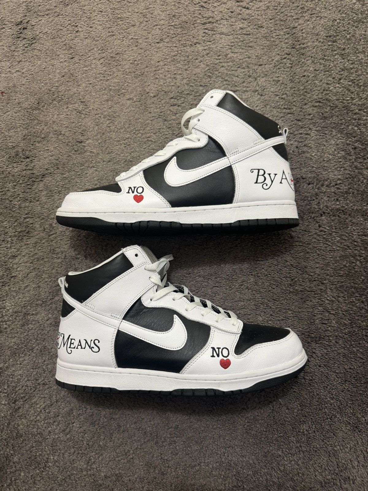 Nike × Supreme Supreme x Dunk High SB ‘By Any Means - Stormtrooper’ Size US 12 / EU 45 - 1 Thumbnail