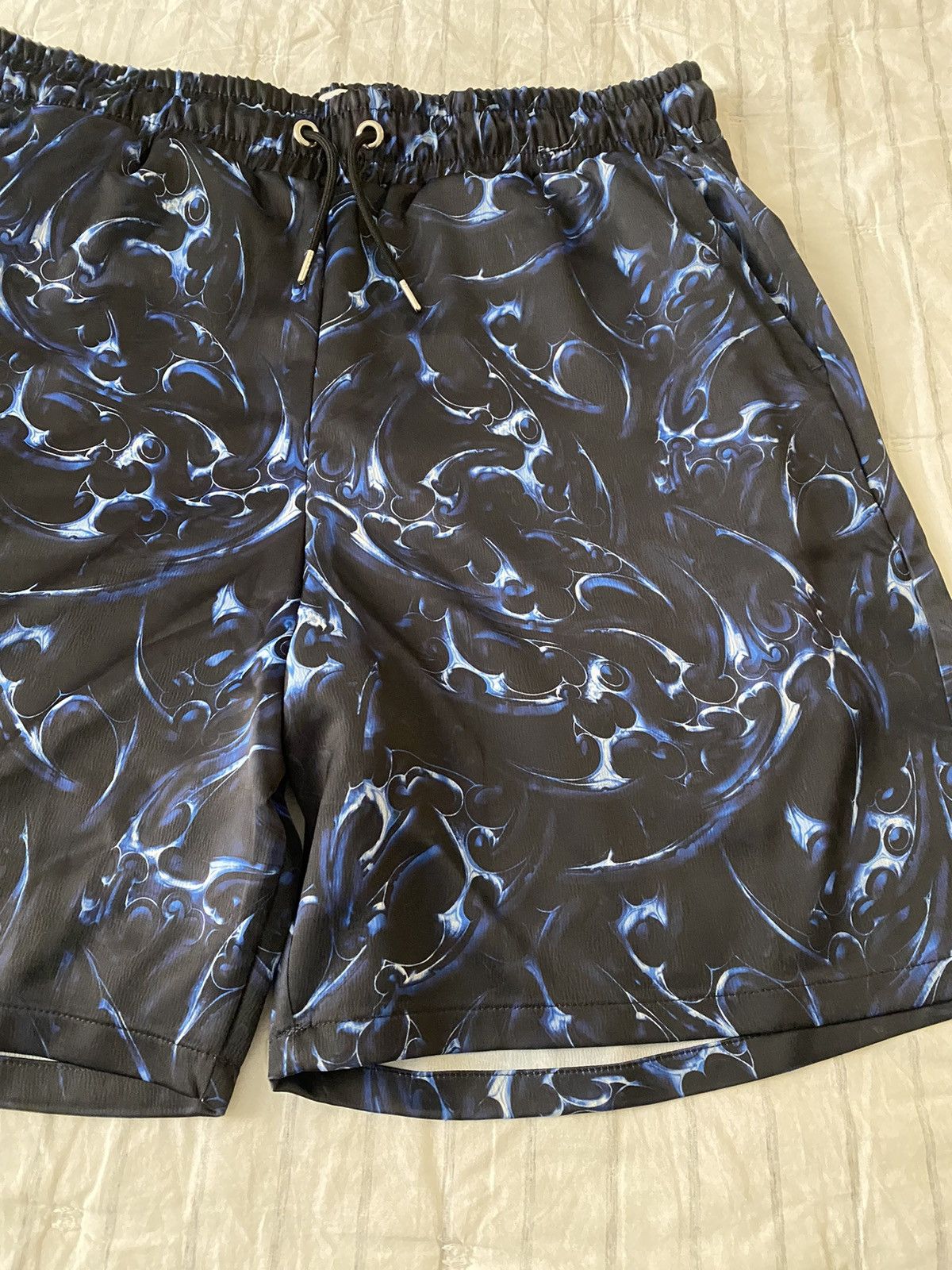 Han Kjobenhavn Han Kjobenhavn Blue Chrome Short Sz 52EU NWT Size US 36 / EU 52 - 4 Thumbnail