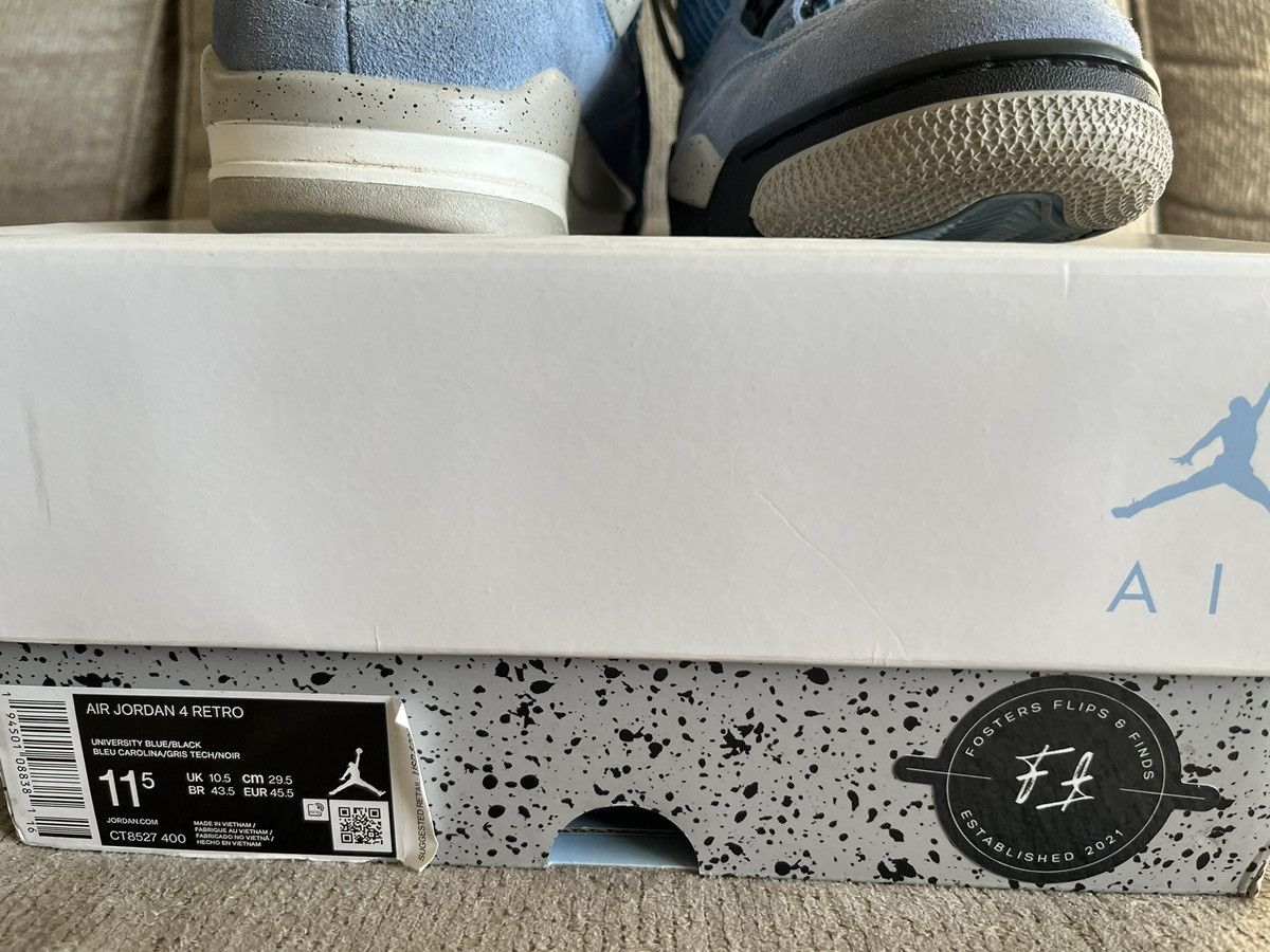 Jordan Brand Jordan 4 UNC Size US 11.5 / EU 44-45 - 4 Thumbnail