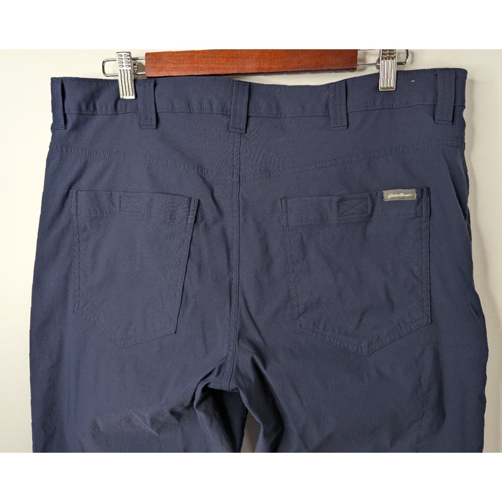 Eddie Bauer Eddie Bauer Pants Mens 38x32 Tech Stretch Performance Travel Casual Navy Straight Front Pockets Regular Mens Size US 38 / EU 54 - 5 Thumbnail