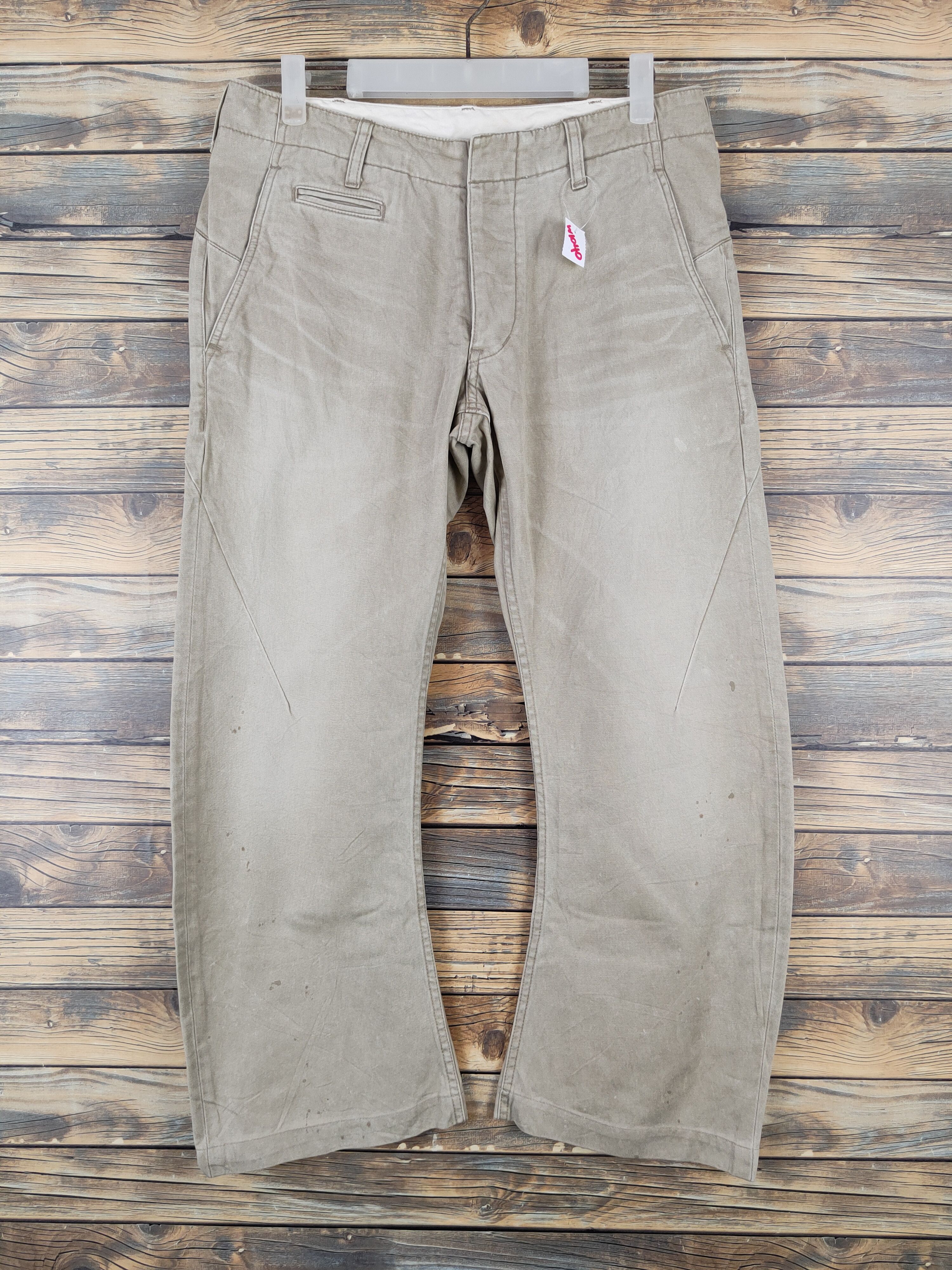 Attachment DL Attachment Beige Multipocket Casual cargo Pants #W1040 Size US 32 / EU 48 - 1 Thumbnail