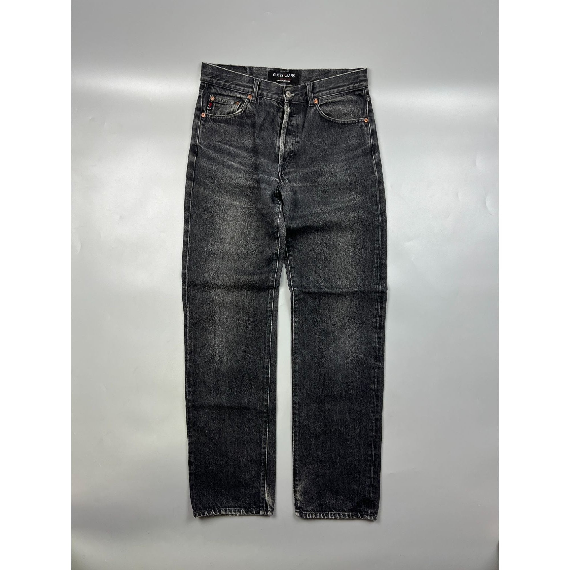 Guess Guess Jeans Straight Cut Gray Jeans (Y0730) Size US 32 / EU 48 - 1 Thumbnail
