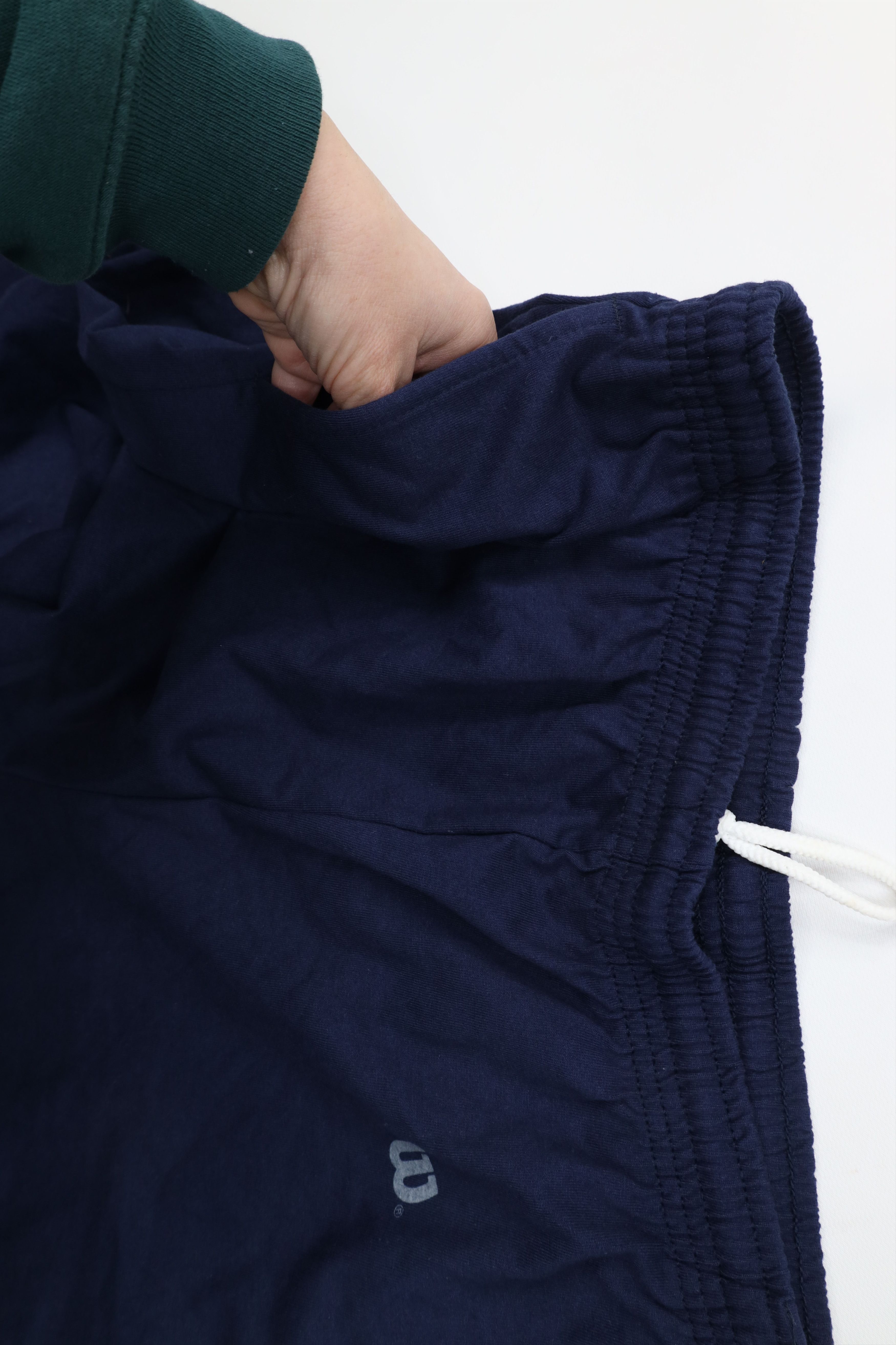 Wilson Deadstock Vintage 90s Wilson Cotton Sweatpants Blue USA Size US 38 / EU 54 - 7 Thumbnail