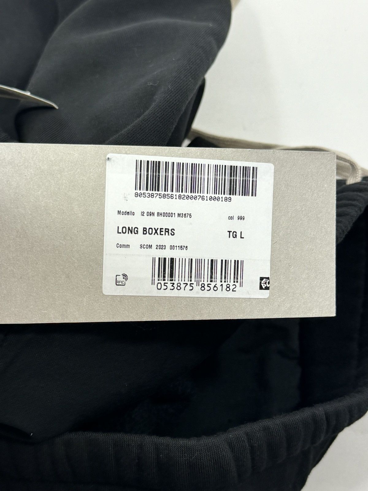 Moncler × Rick Owens LOGO LONG BOXER SHORTS Size US 34 / EU 50 - 13 Thumbnail
