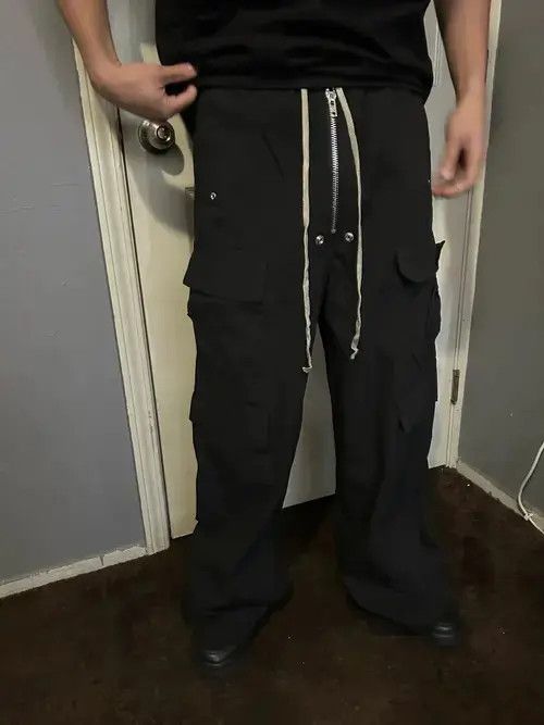 Ring Of Fire Wide Leg Drawstring Cargo Pants Baggy Size US 34 / EU 50 - 1 Thumbnail