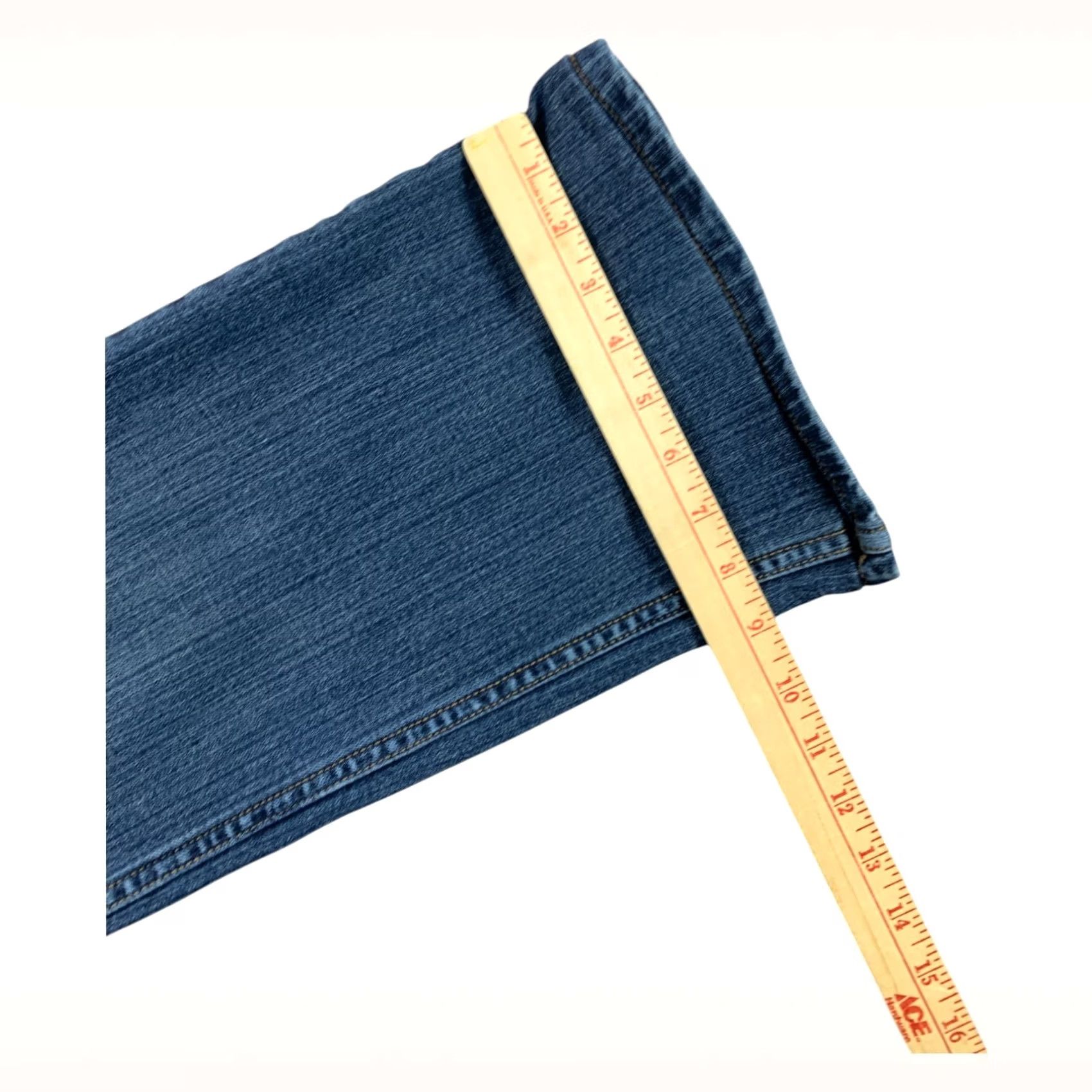 CAbi Jeans Womens 10 (32x29) Blue Bootcut Flap Pocket Stretch Mid Rise Denim main image 0