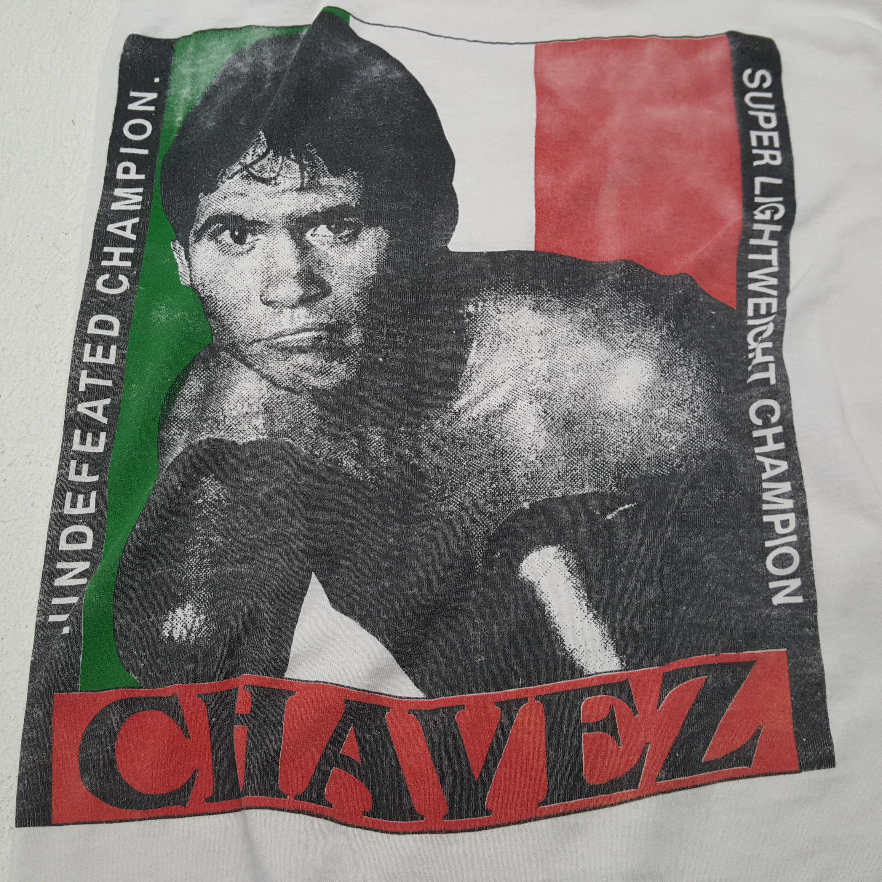 Vintage CHAVEZ Boxer Photo Print Design Style Tshirt Size US M / EU 48-50 / 2 - 4 Thumbnail