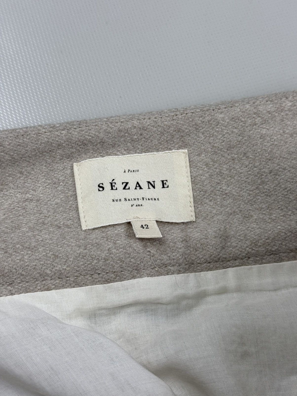 Sezane Sezane Gellie Wool Polyamide Cashmere Mini Skirt Size 42 Size 30" / US 8 / IT 44 - 9 Thumbnail