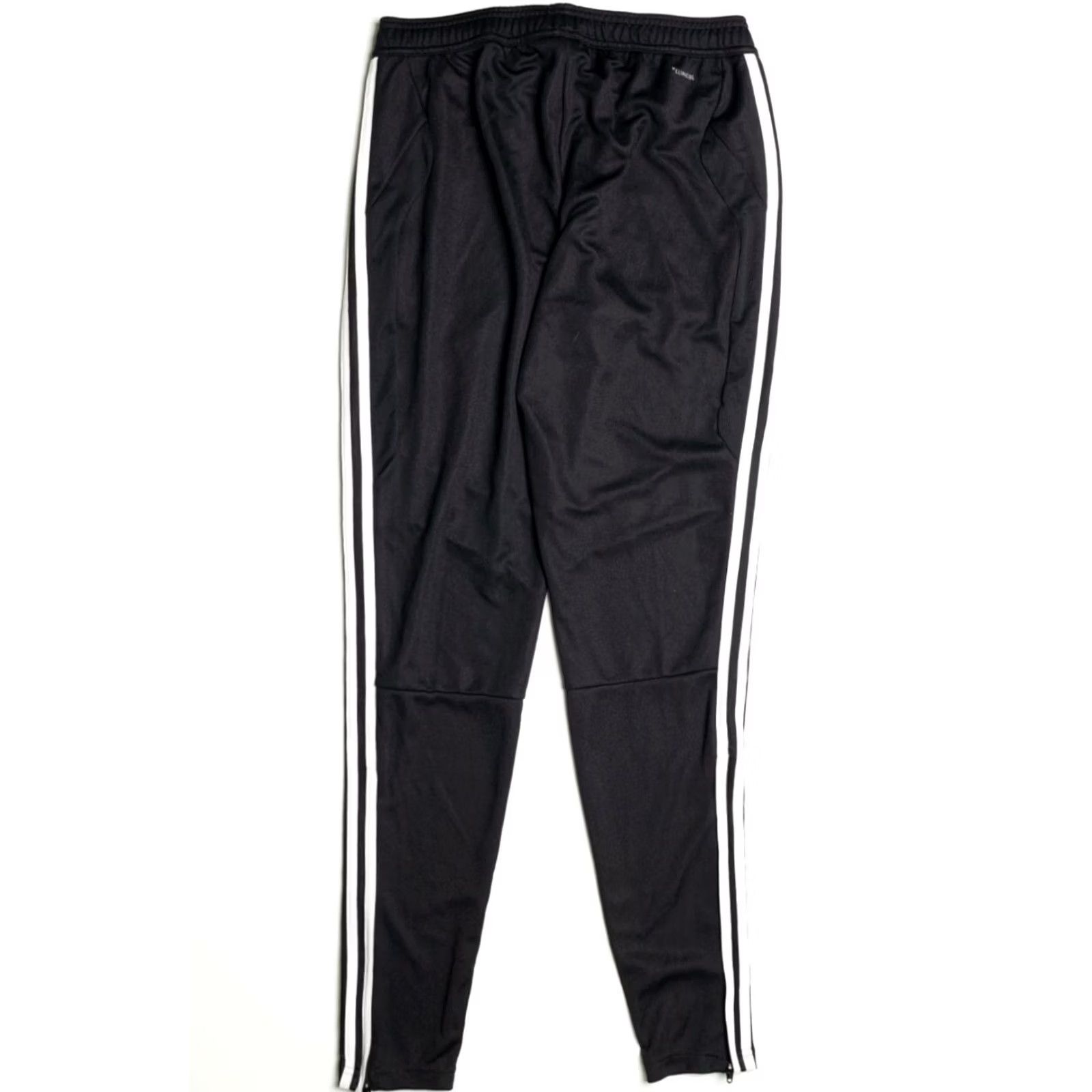 Adidas VINTAGE Adidas Track Pants Small Black Three Stripes Athletic Joggers Mens Size US 29 - 3 Thumbnail