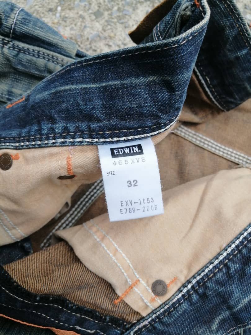 Edwin Edwin XV 465XVS Denim Jeans Size US 34 / EU 50 - 7 Thumbnail