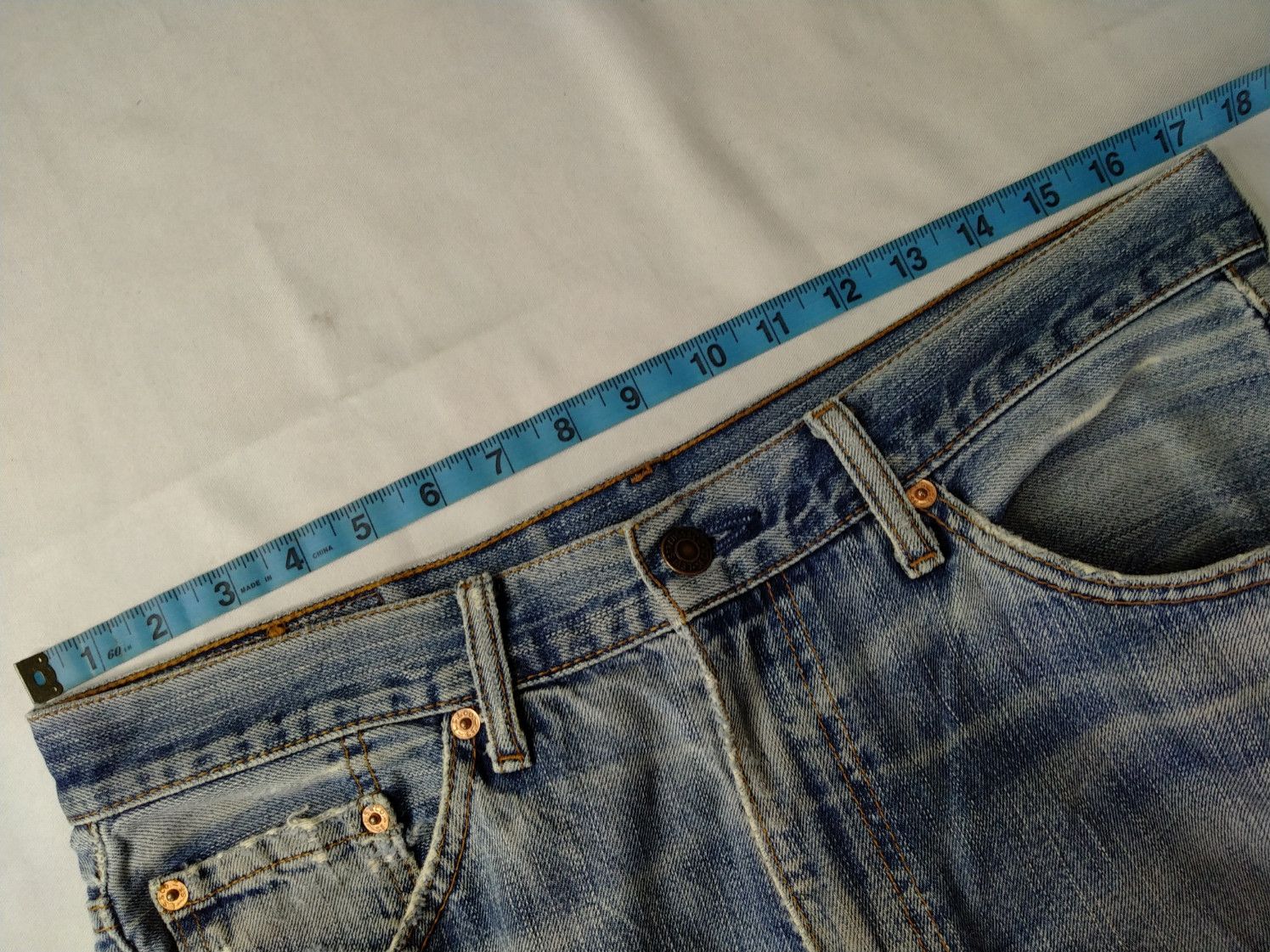 If Six Was Nine Faded Blue Vintage Levi's 517 Flare 34x30 Denim -JN865 Size US 34 / EU 50 - 5 Thumbnail