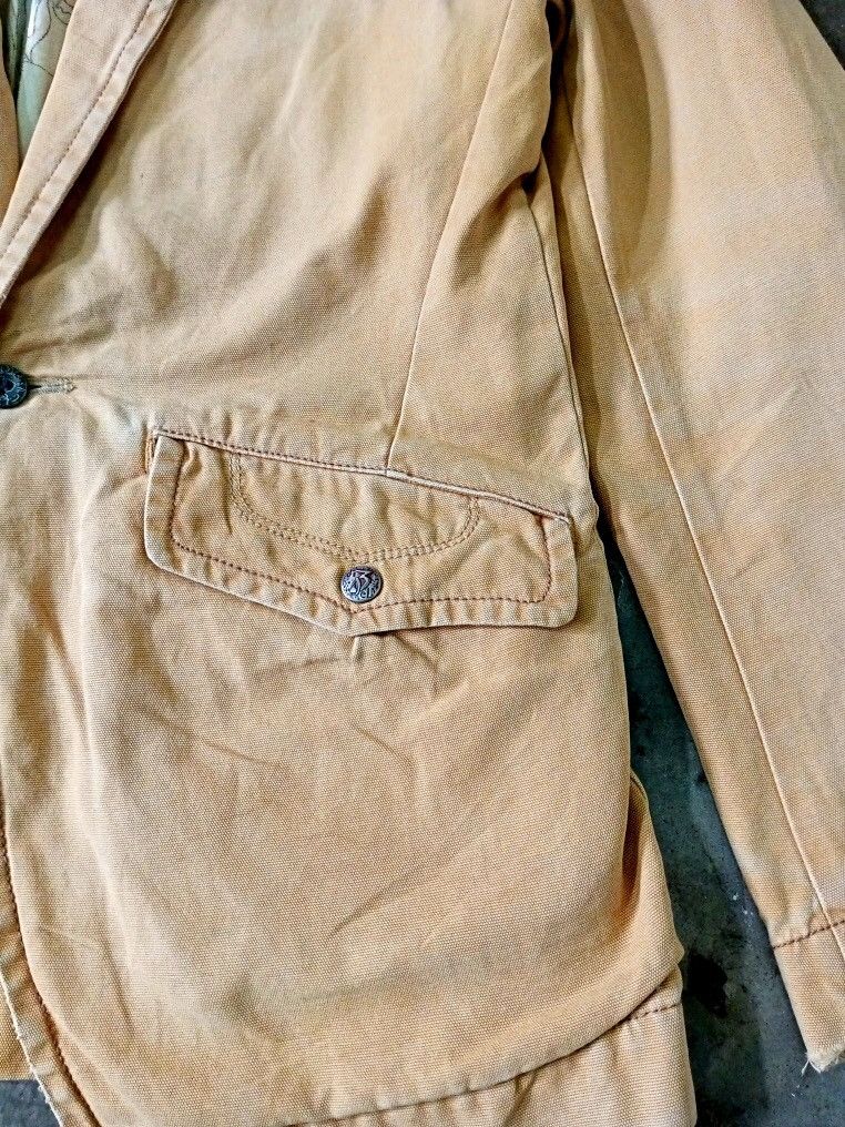 Diesel A05 Diesel Duck Canvas One Button Blazer Size US M / EU 48-50 / 2 - 10 Thumbnail