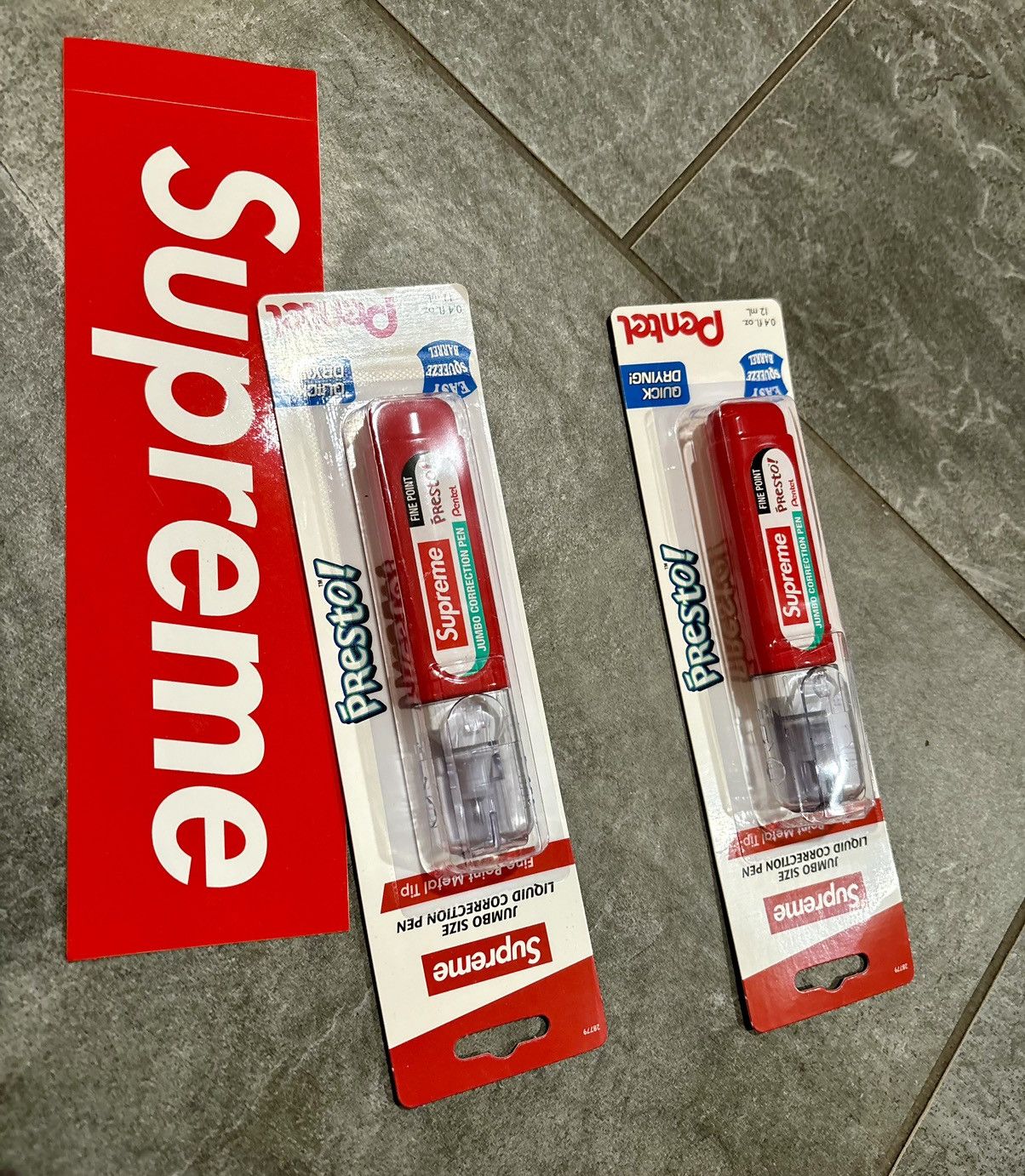 Supreme 2x Supreme®/ Pentel™ Presto™ Correction Pens in White/Red Size ONE SIZE - 1 Preview