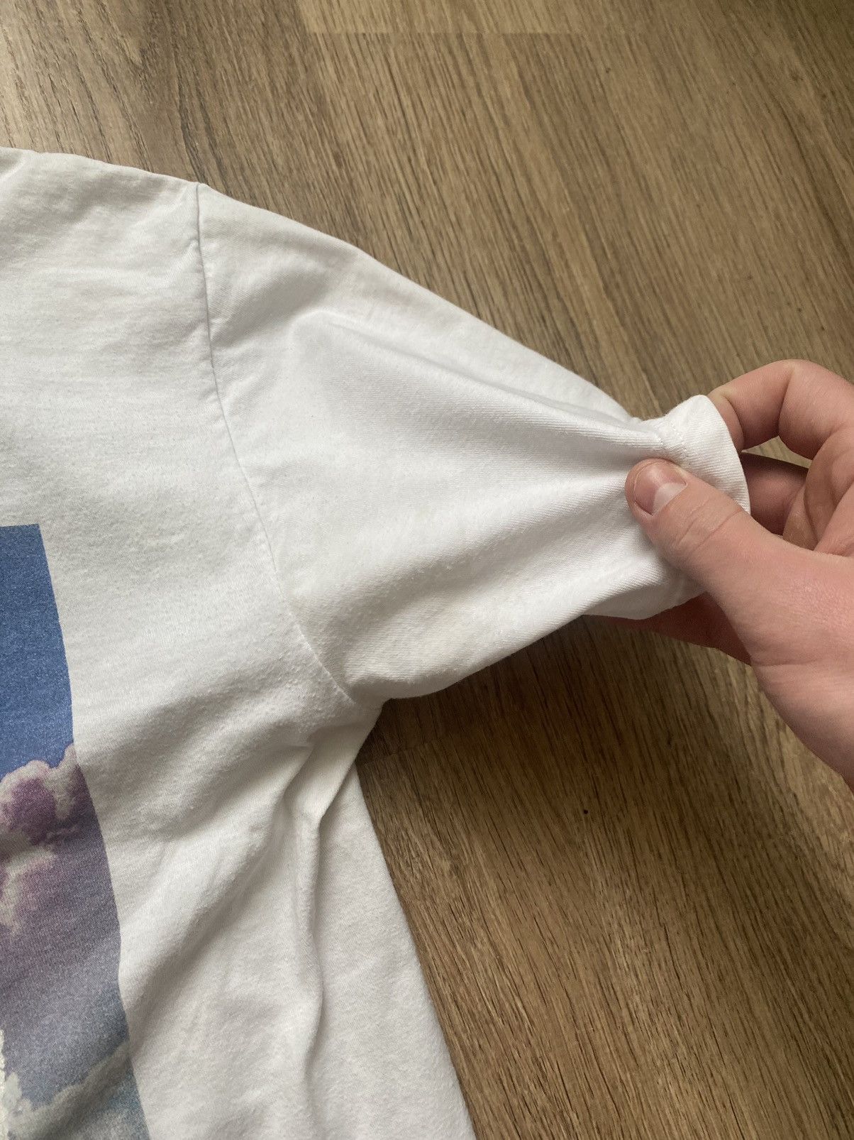 Stussy × Vintage Vintage Stussy Y2K big logo tee shirt rare Sakura! Size US M / EU 48-50 / 2 - 7 Thumbnail